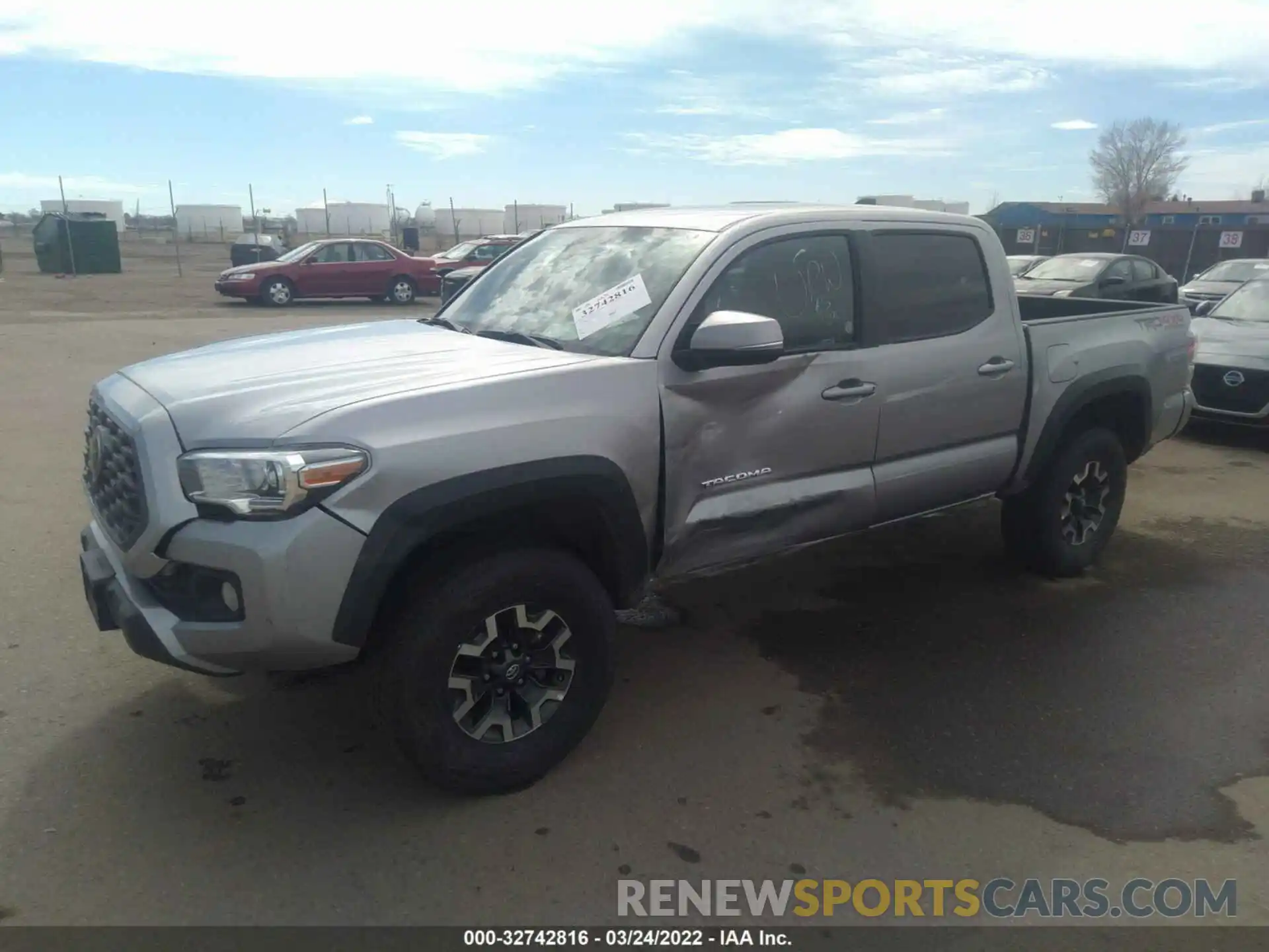 2 Photograph of a damaged car 3TMCZ5AN5MM422925 TOYOTA TACOMA 4WD 2021