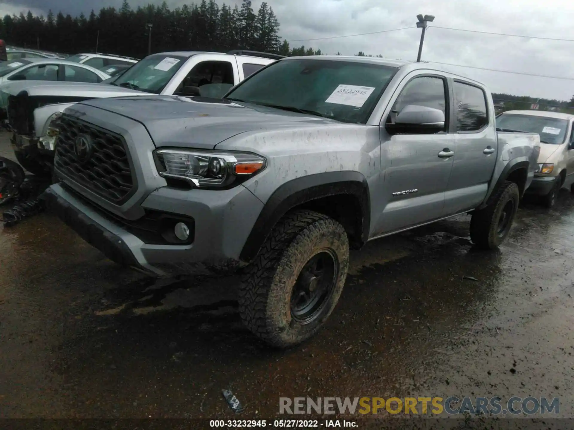 2 Фотография поврежденного автомобиля 3TMCZ5AN5MM423850 TOYOTA TACOMA 4WD 2021