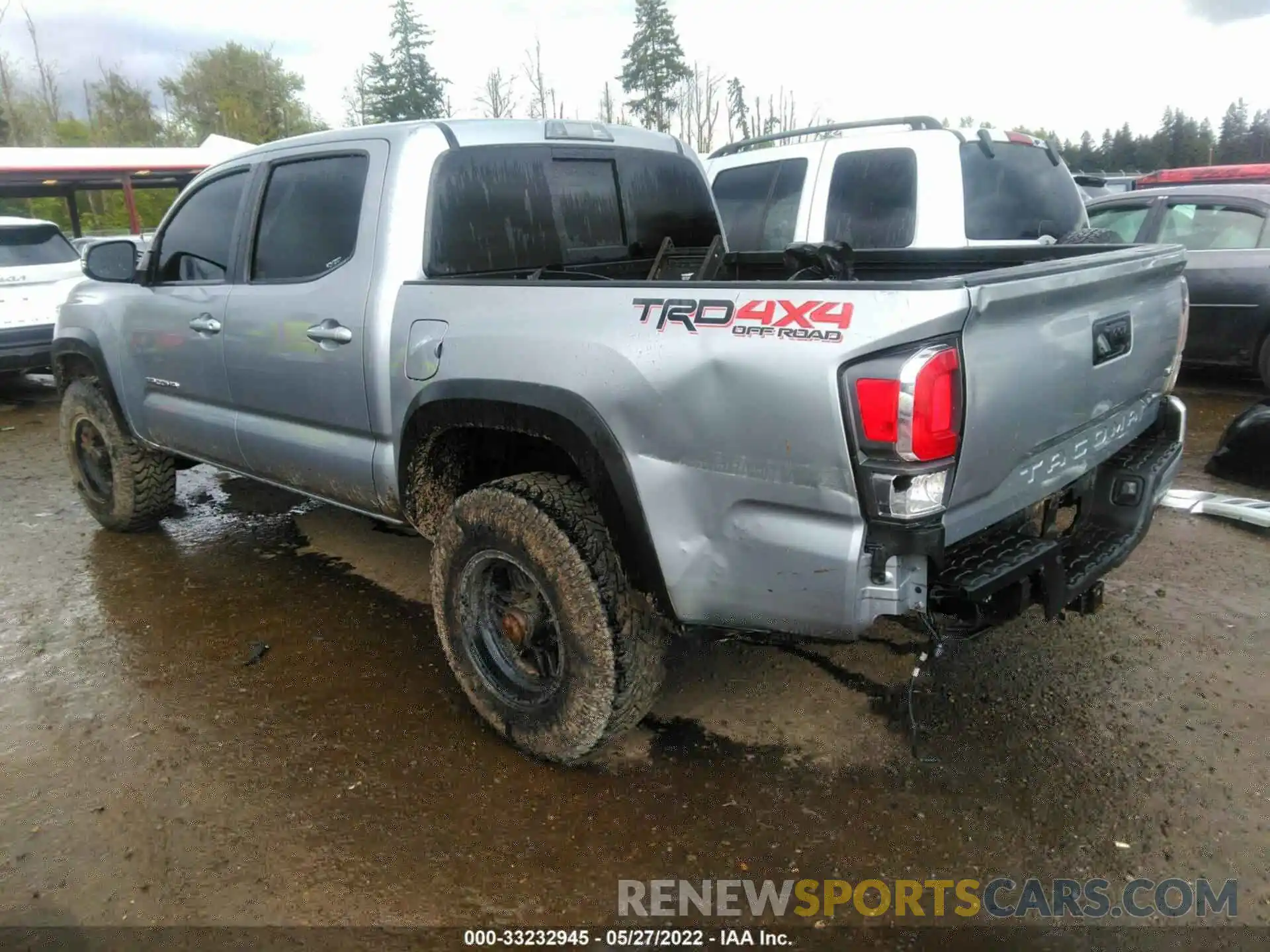 3 Photograph of a damaged car 3TMCZ5AN5MM423850 TOYOTA TACOMA 4WD 2021