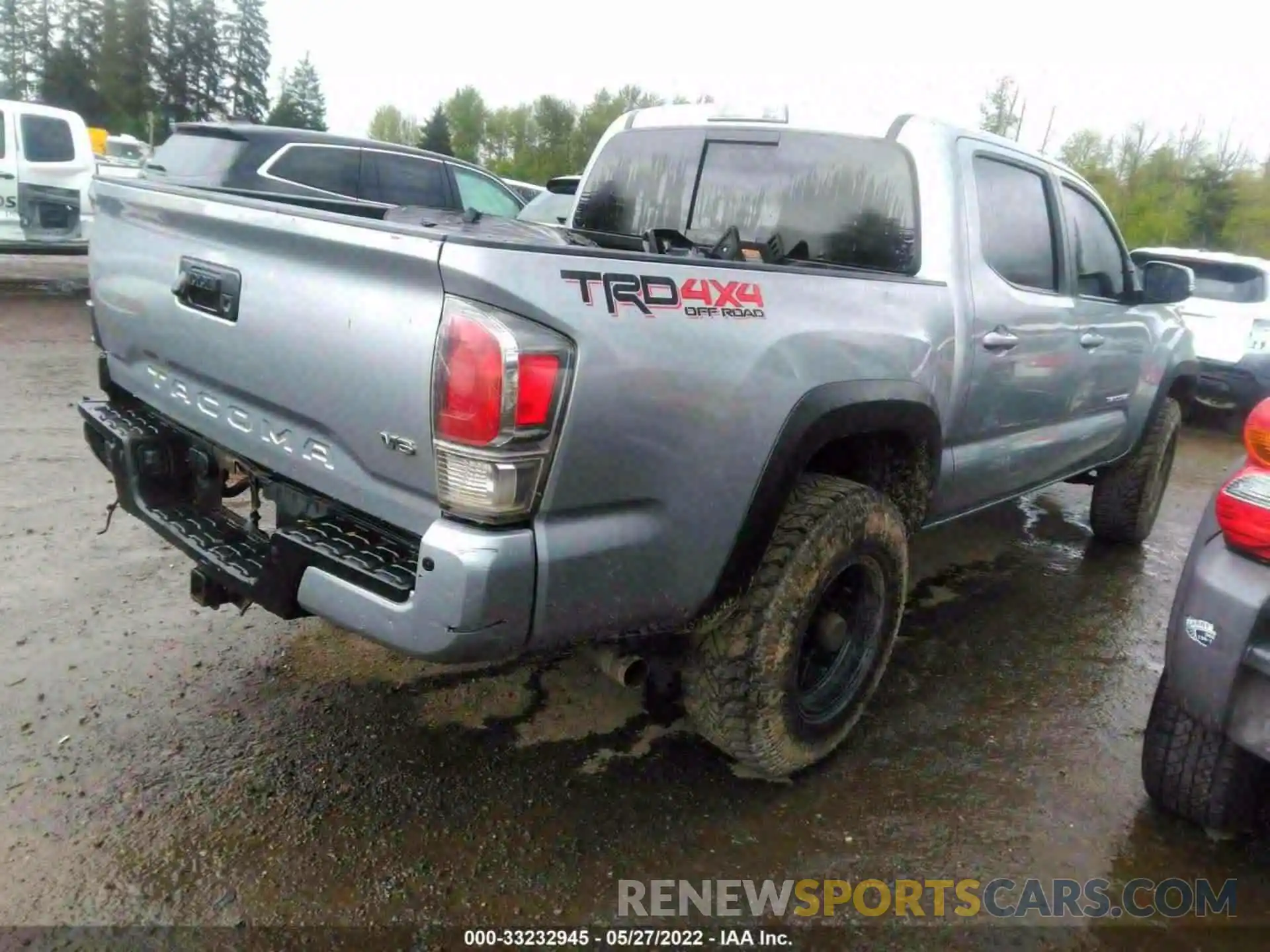 4 Фотография поврежденного автомобиля 3TMCZ5AN5MM423850 TOYOTA TACOMA 4WD 2021