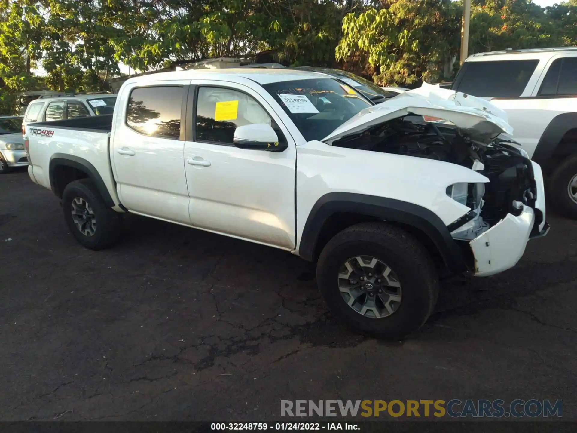 1 Photograph of a damaged car 3TMCZ5AN5MM426165 TOYOTA TACOMA 4WD 2021