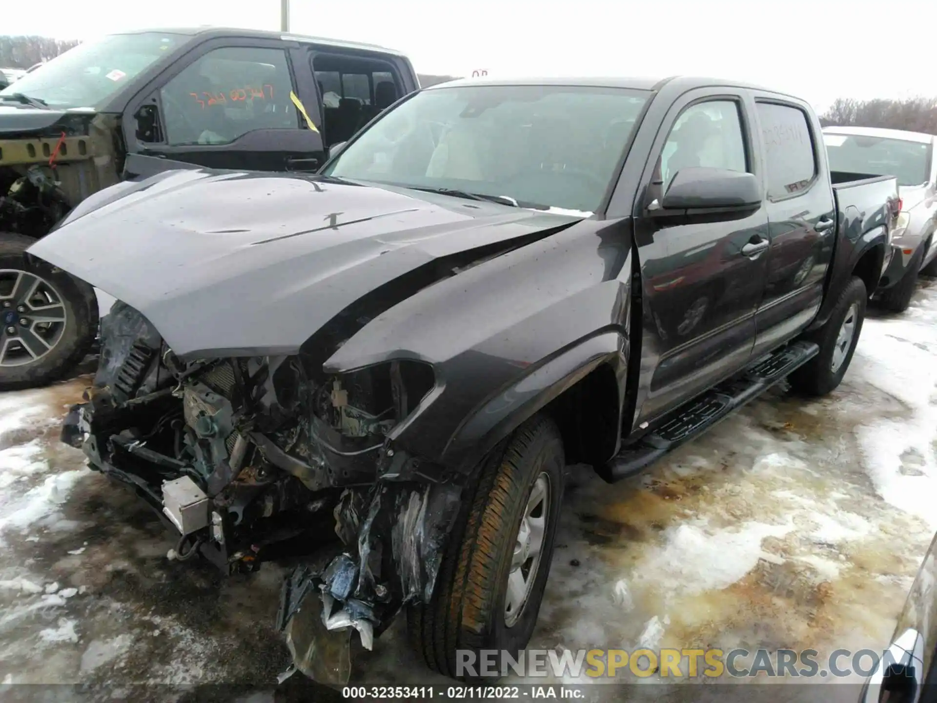 2 Photograph of a damaged car 3TMCZ5AN5MM430510 TOYOTA TACOMA 4WD 2021