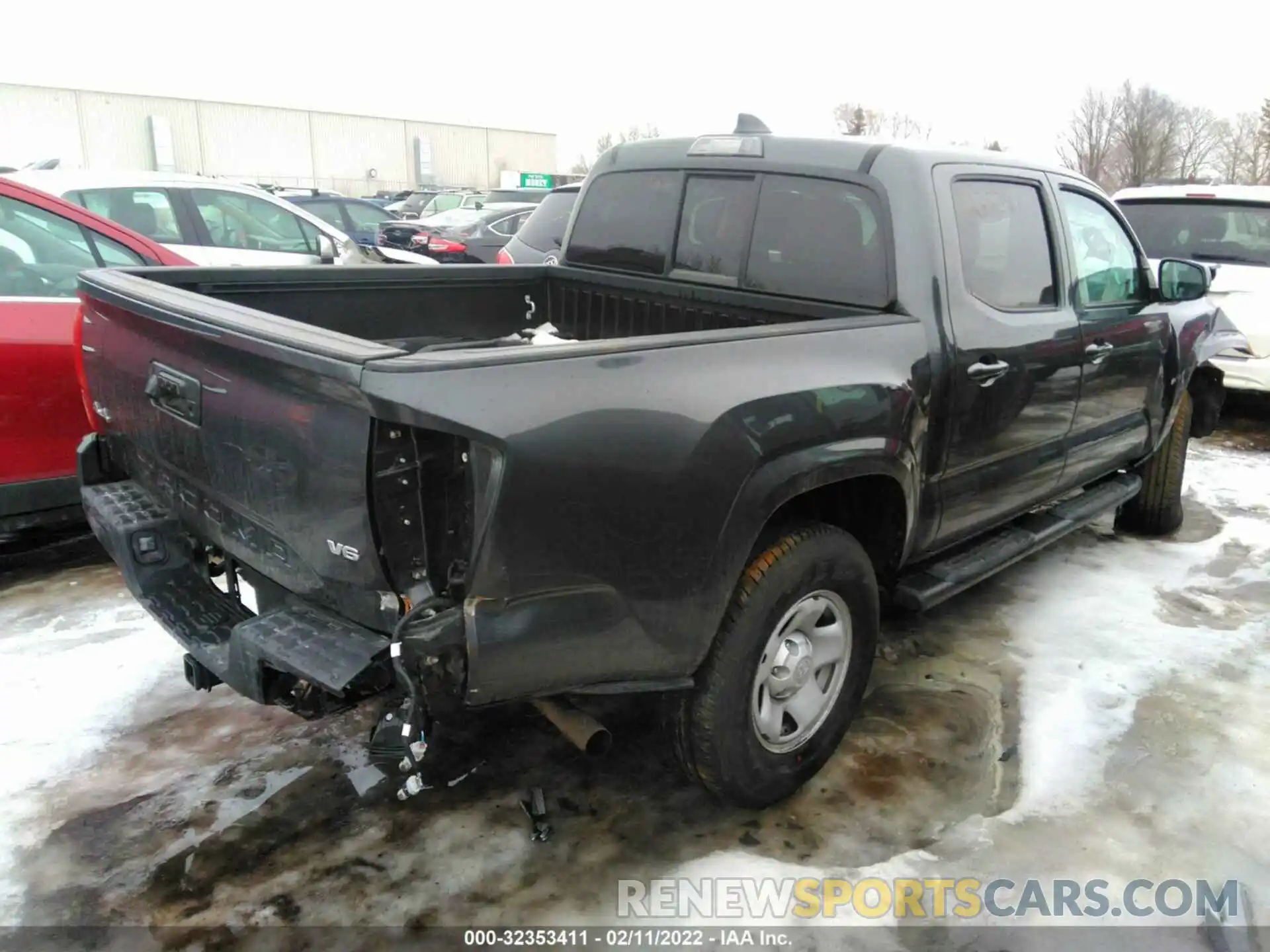 4 Фотография поврежденного автомобиля 3TMCZ5AN5MM430510 TOYOTA TACOMA 4WD 2021