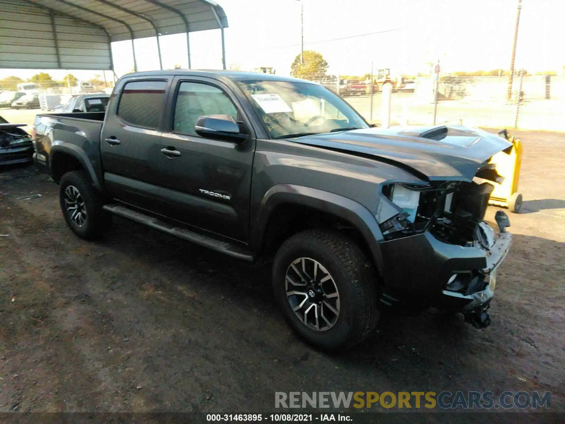 1 Photograph of a damaged car 3TMCZ5AN5MM431172 TOYOTA TACOMA 4WD 2021