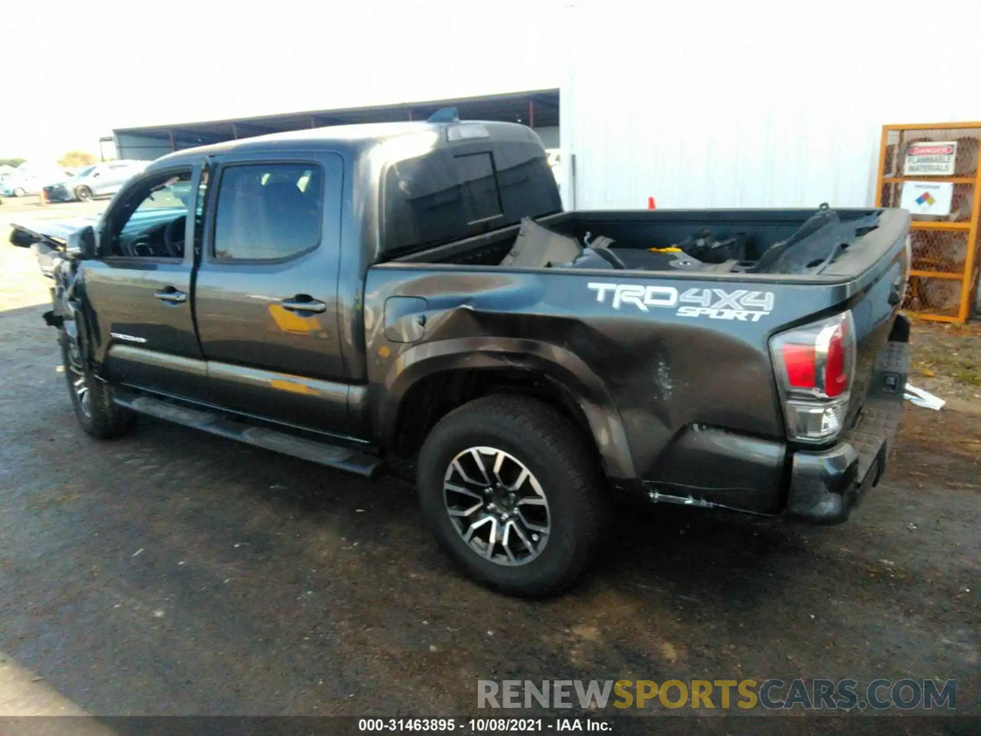 3 Photograph of a damaged car 3TMCZ5AN5MM431172 TOYOTA TACOMA 4WD 2021