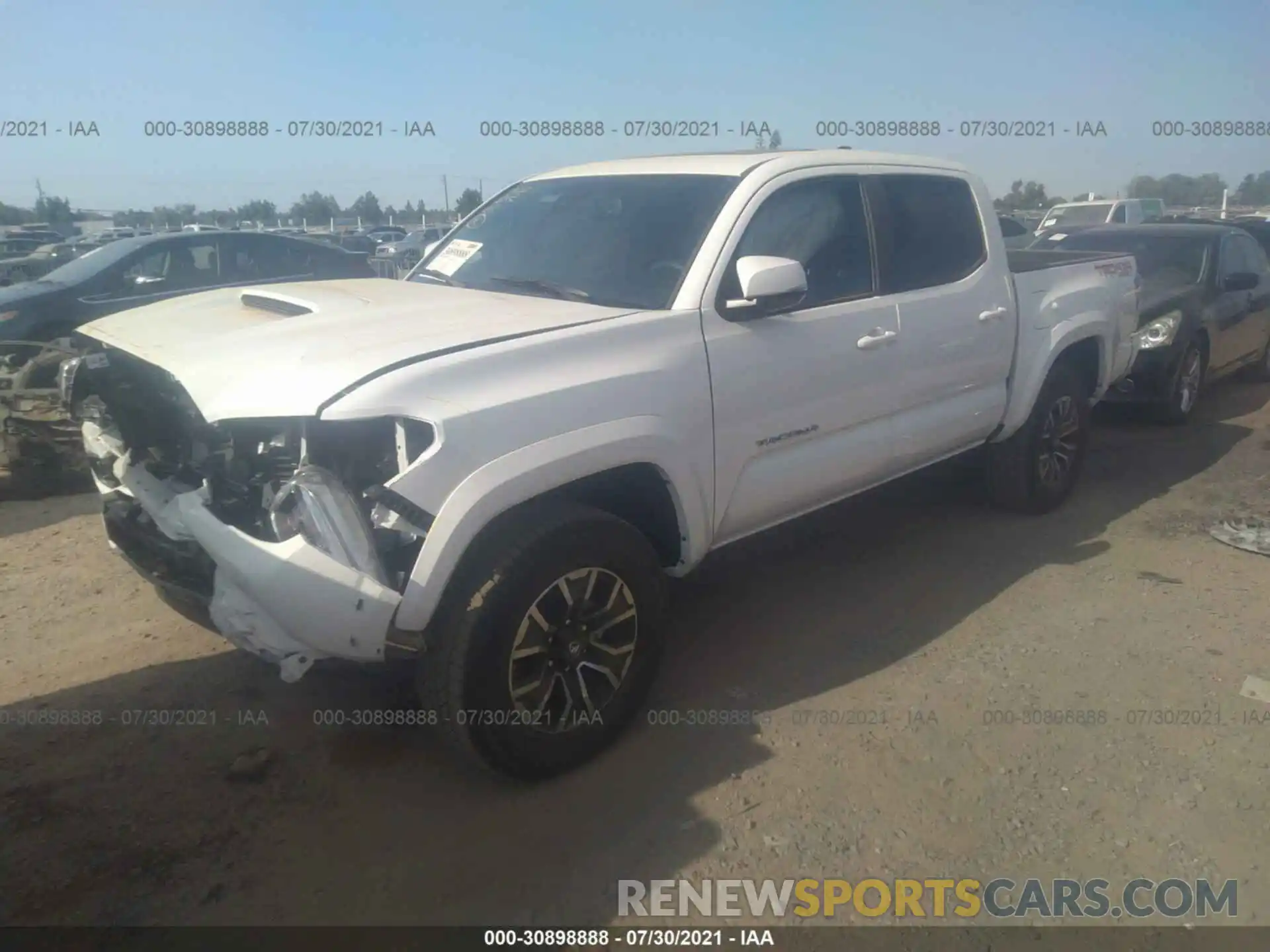 2 Photograph of a damaged car 3TMCZ5AN5MM432225 TOYOTA TACOMA 4WD 2021