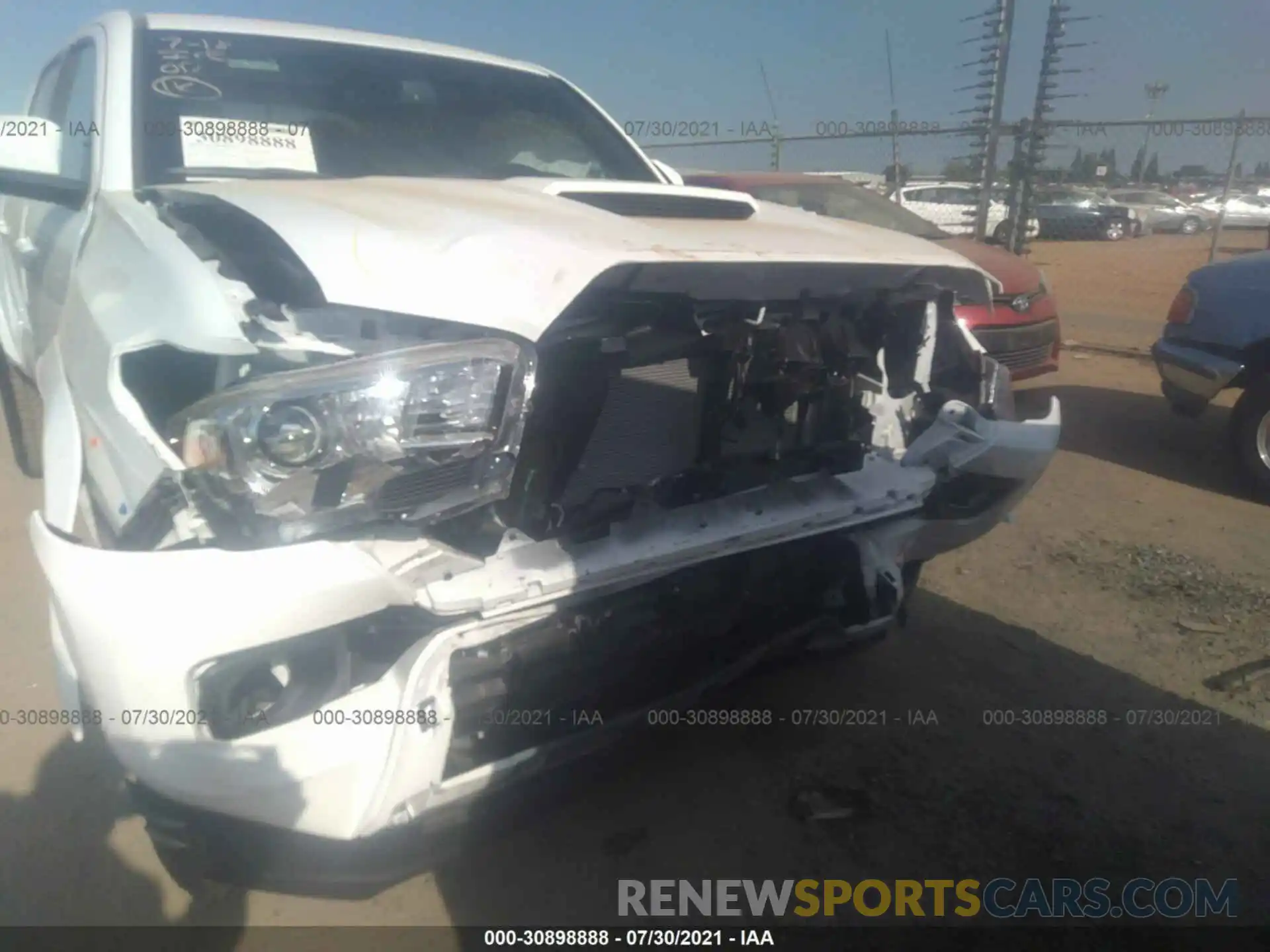 6 Photograph of a damaged car 3TMCZ5AN5MM432225 TOYOTA TACOMA 4WD 2021