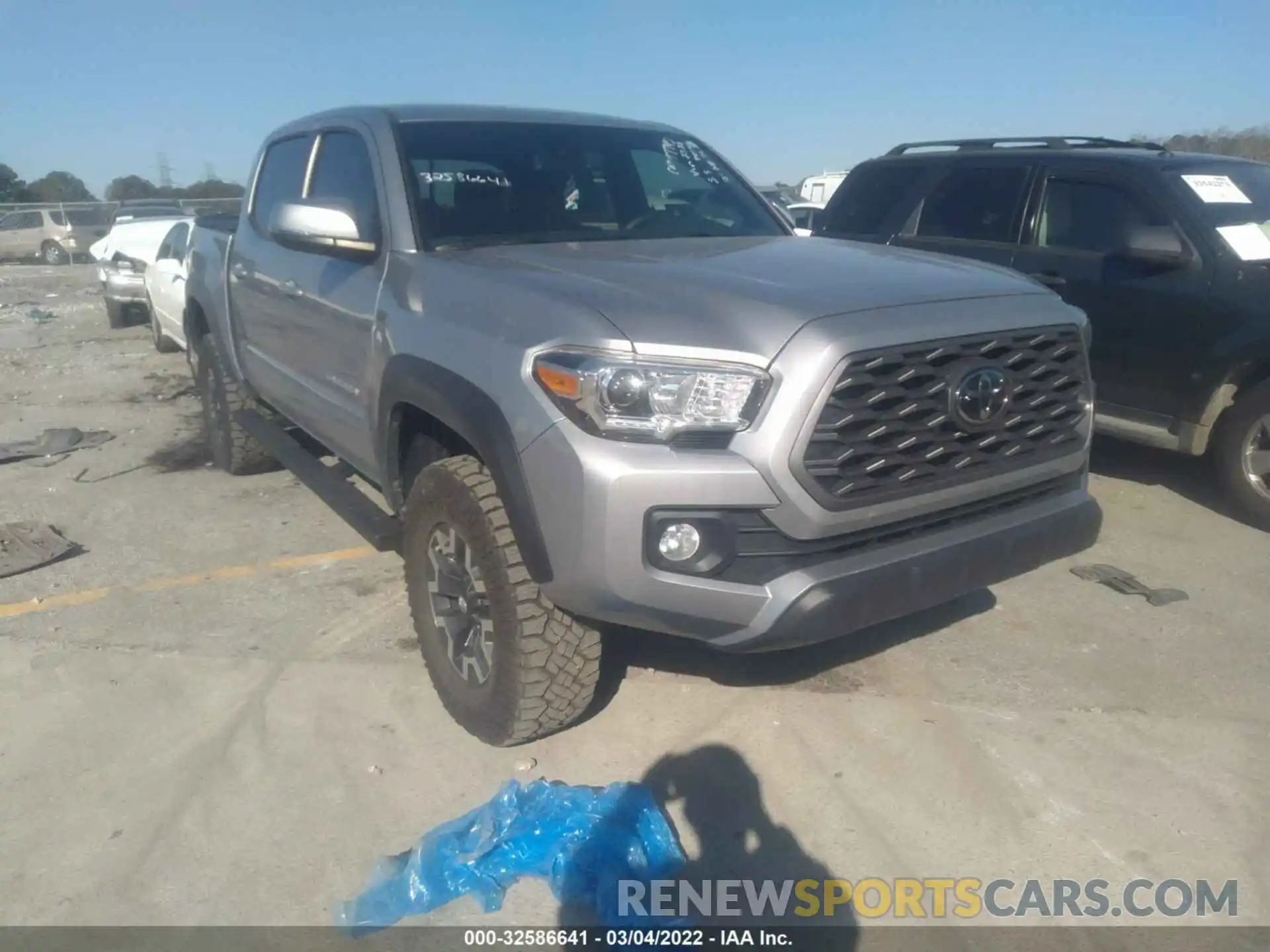 1 Photograph of a damaged car 3TMCZ5AN5MM432323 TOYOTA TACOMA 4WD 2021