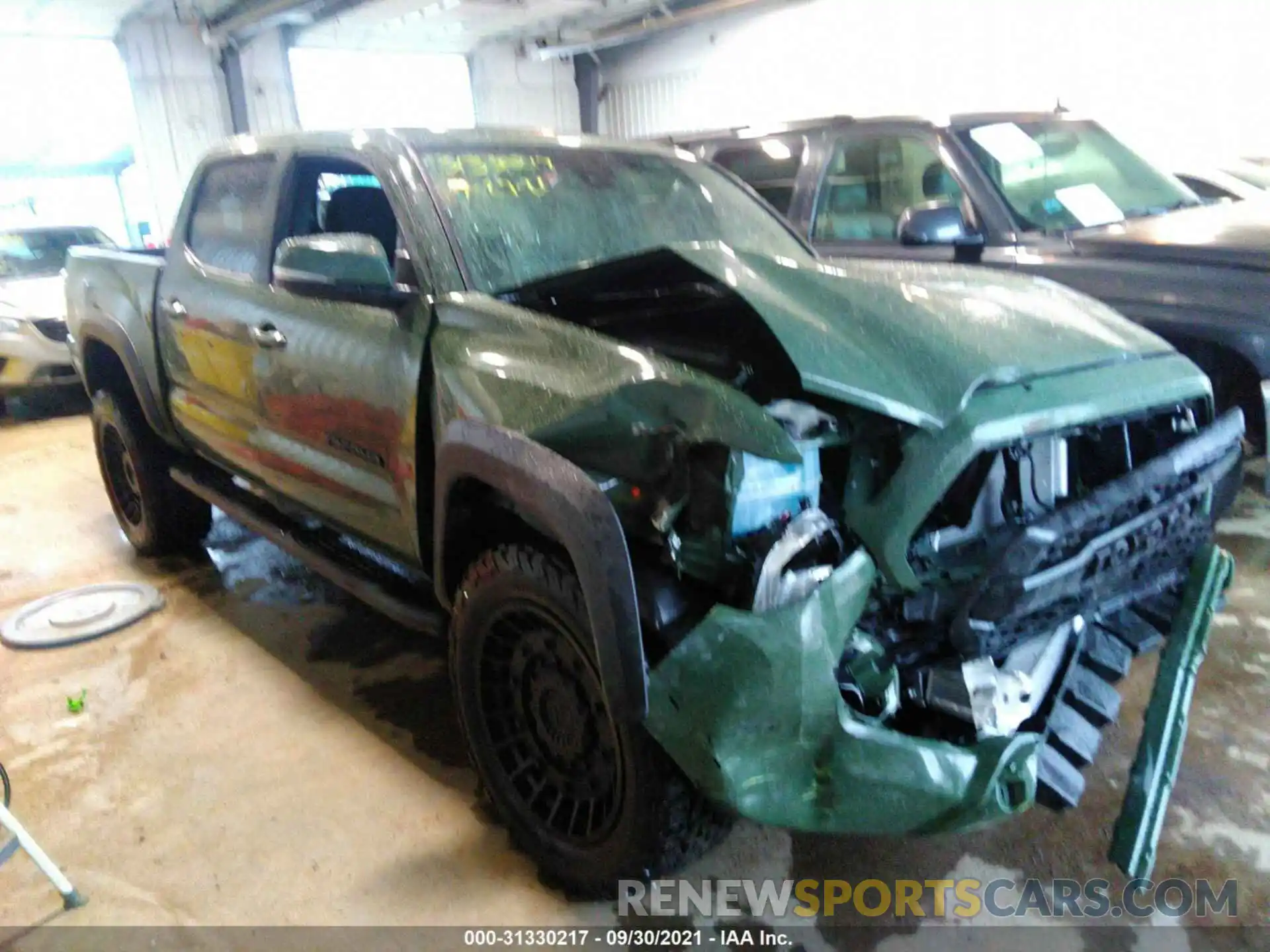 1 Photograph of a damaged car 3TMCZ5AN5MM432841 TOYOTA TACOMA 4WD 2021