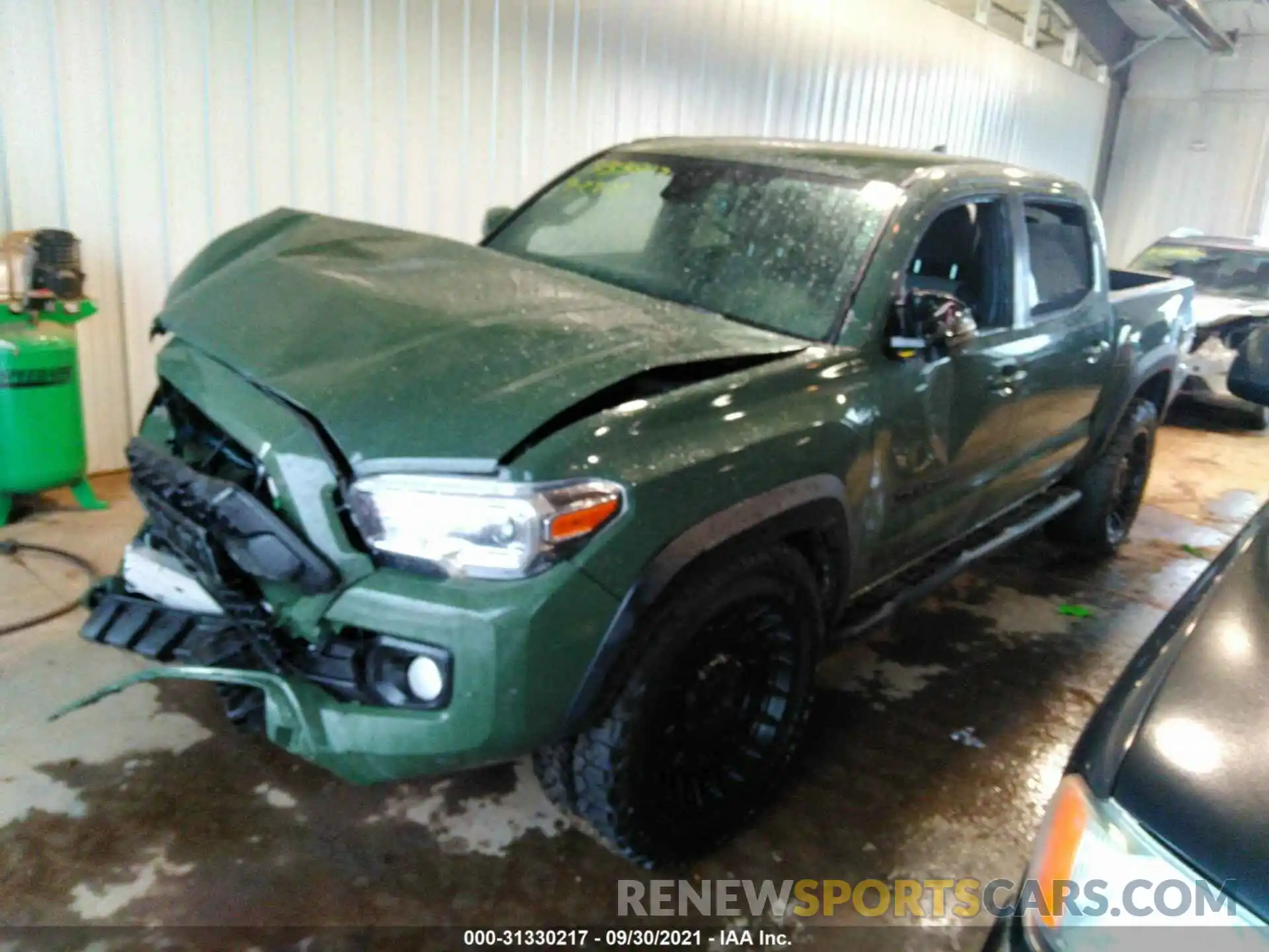 2 Photograph of a damaged car 3TMCZ5AN5MM432841 TOYOTA TACOMA 4WD 2021