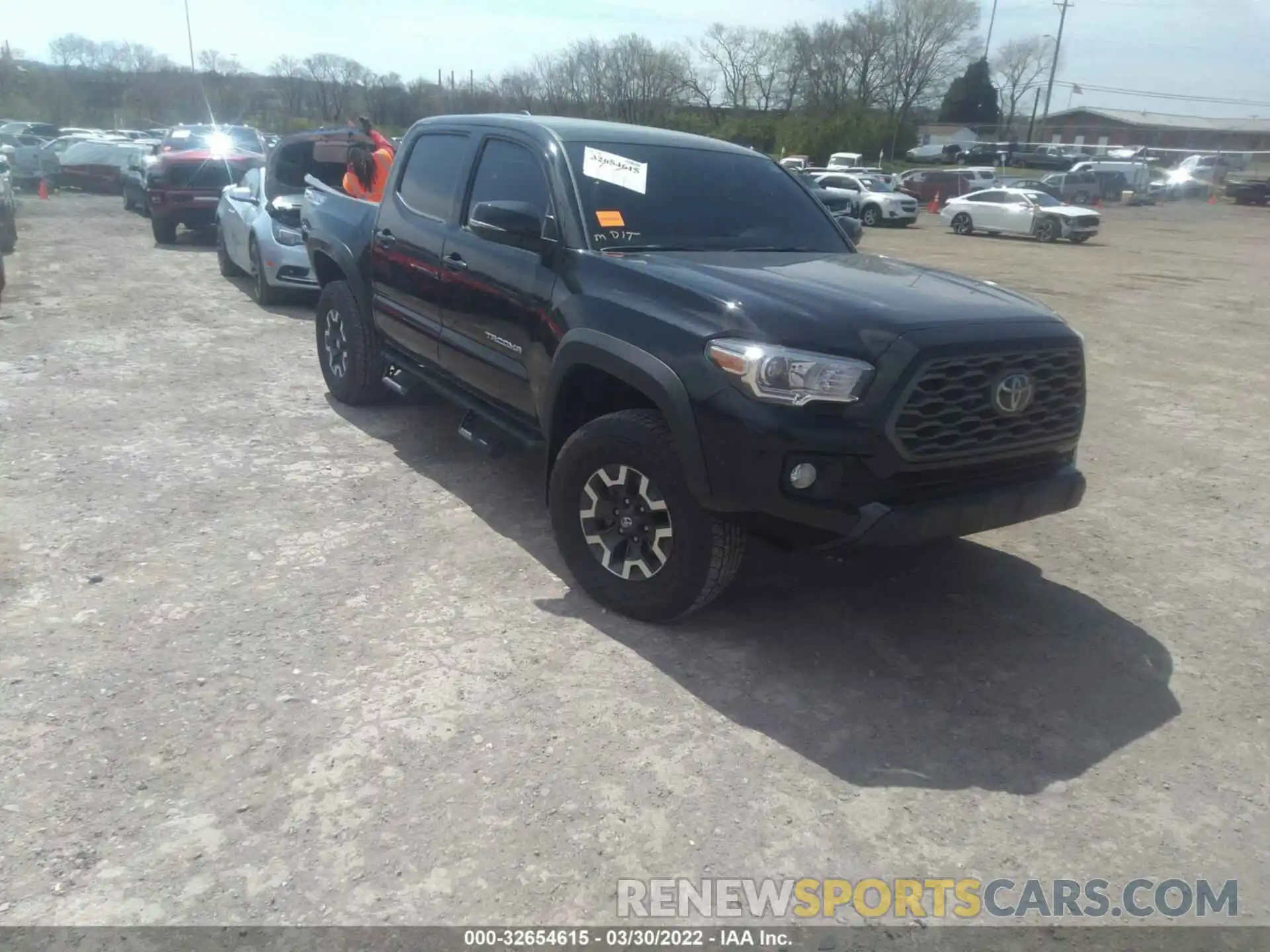 1 Photograph of a damaged car 3TMCZ5AN5MM437263 TOYOTA TACOMA 4WD 2021