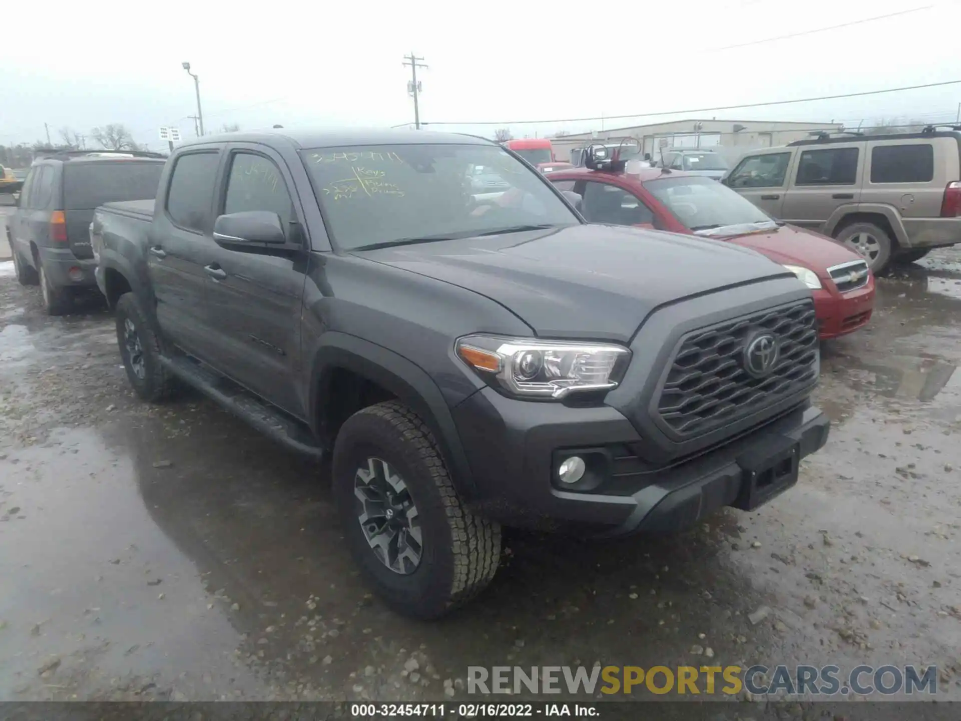 1 Photograph of a damaged car 3TMCZ5AN5MM439191 TOYOTA TACOMA 4WD 2021