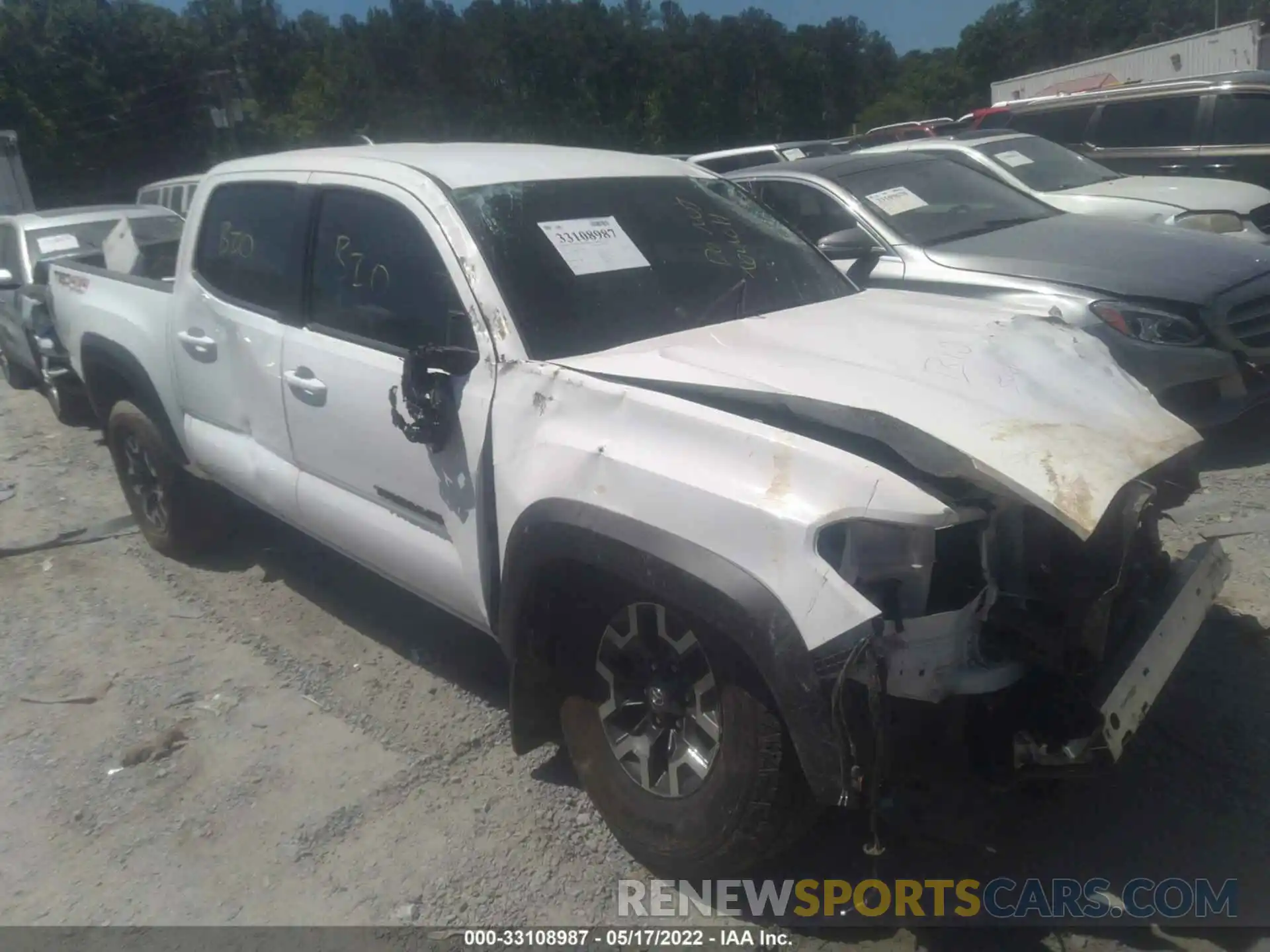 1 Photograph of a damaged car 3TMCZ5AN5MM440289 TOYOTA TACOMA 4WD 2021