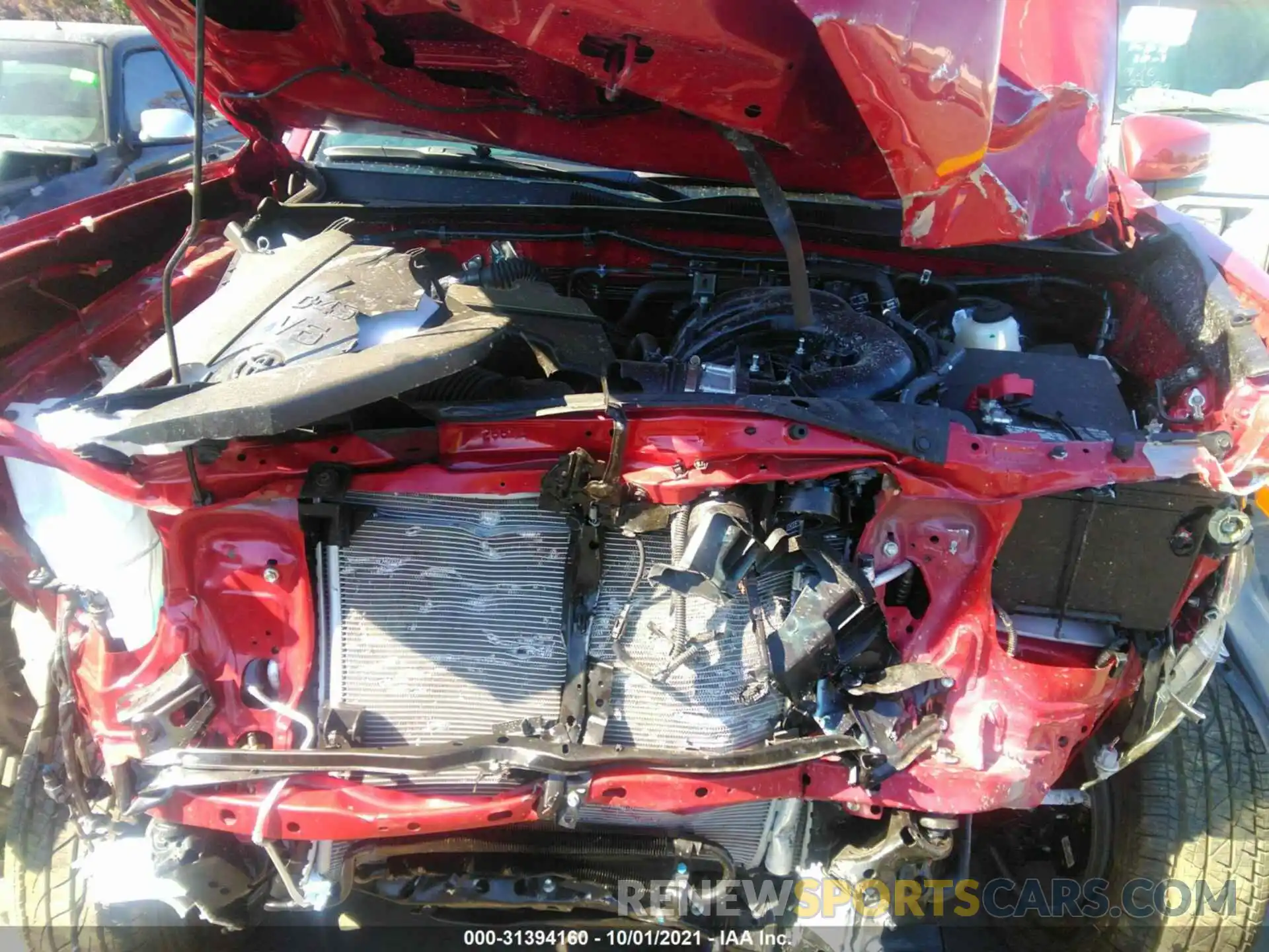 10 Фотография поврежденного автомобиля 3TMCZ5AN5MM440373 TOYOTA TACOMA 4WD 2021