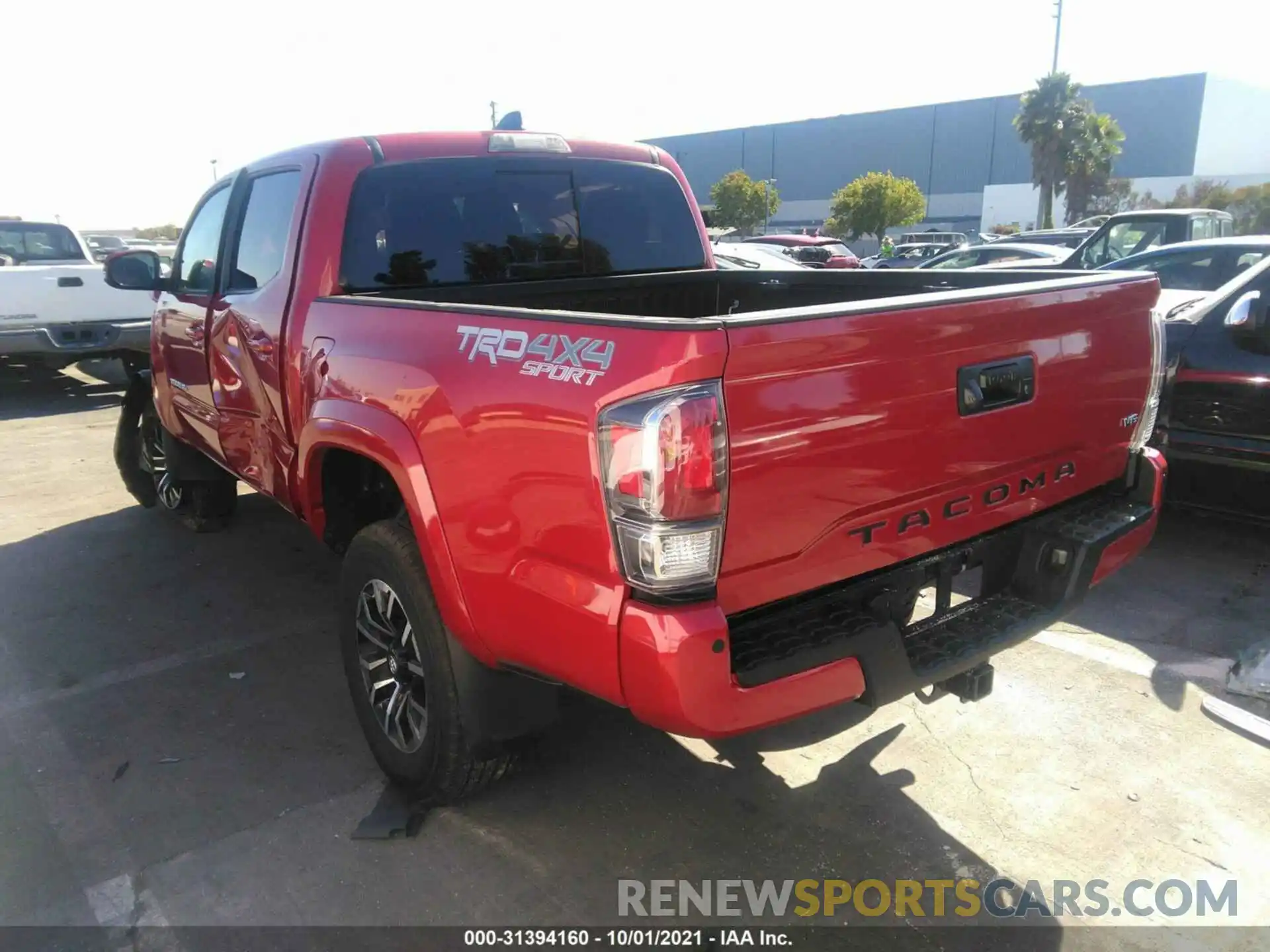 3 Photograph of a damaged car 3TMCZ5AN5MM440373 TOYOTA TACOMA 4WD 2021