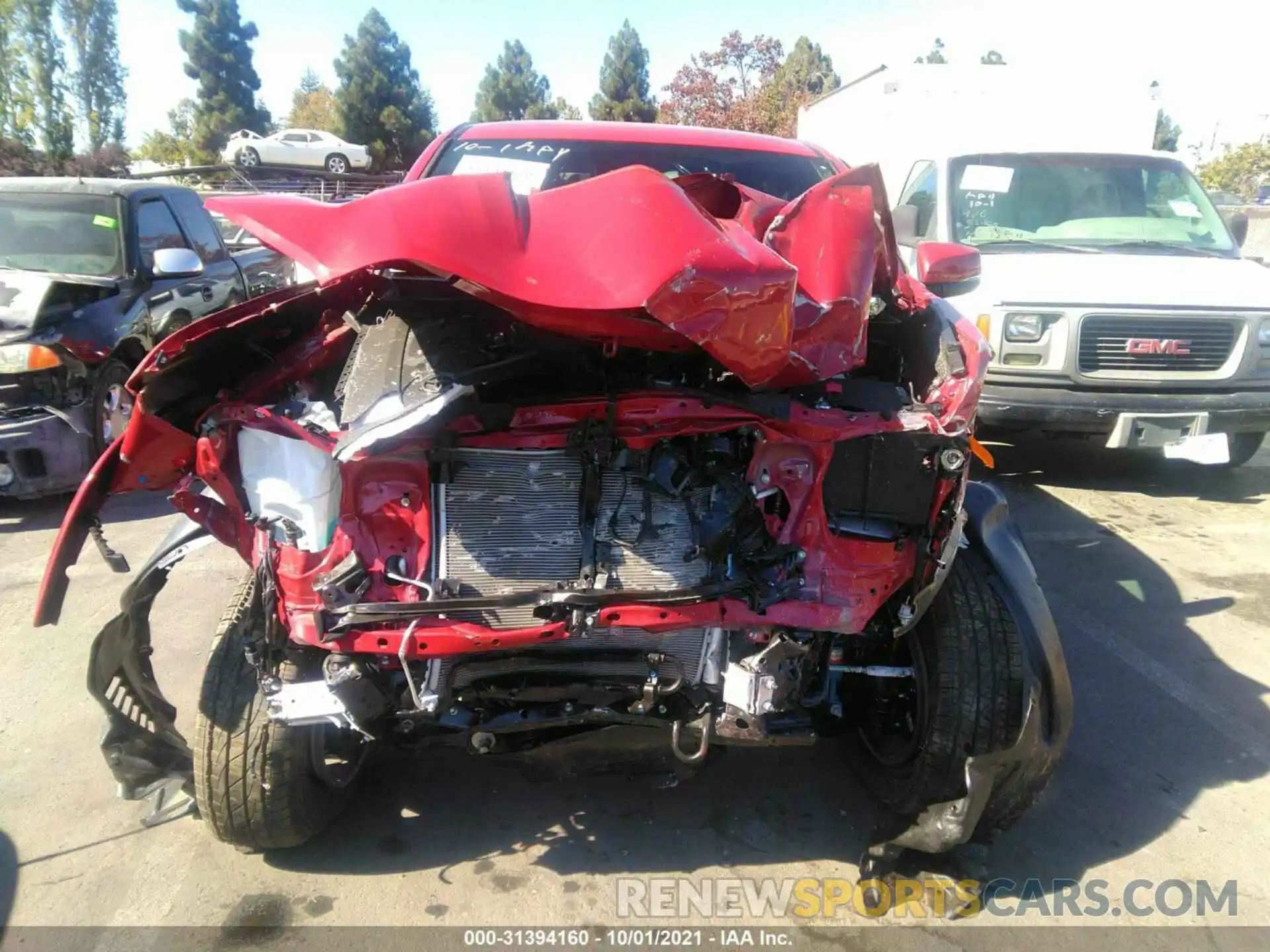 6 Photograph of a damaged car 3TMCZ5AN5MM440373 TOYOTA TACOMA 4WD 2021