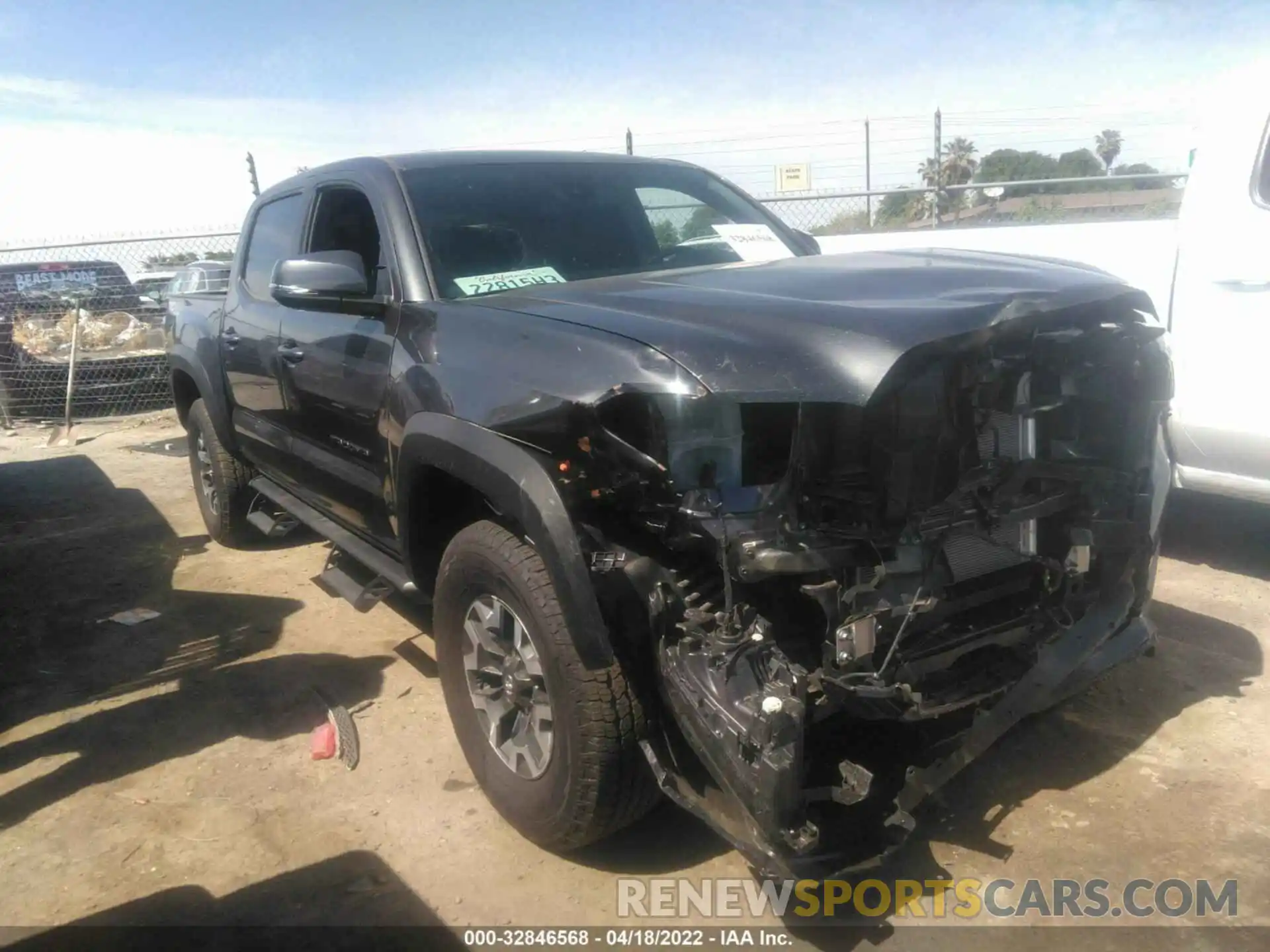 1 Photograph of a damaged car 3TMCZ5AN5MM447923 TOYOTA TACOMA 4WD 2021