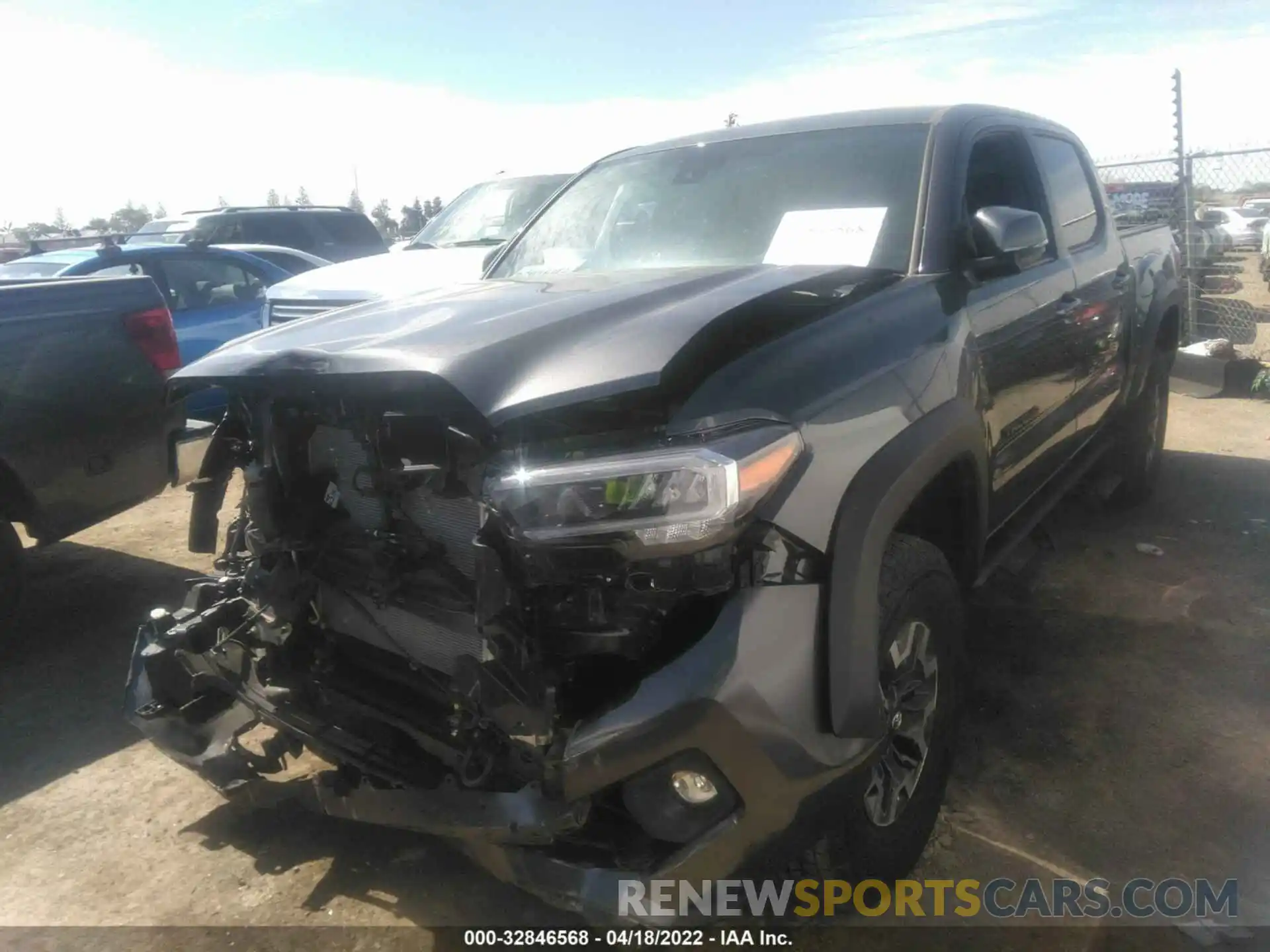 2 Photograph of a damaged car 3TMCZ5AN5MM447923 TOYOTA TACOMA 4WD 2021