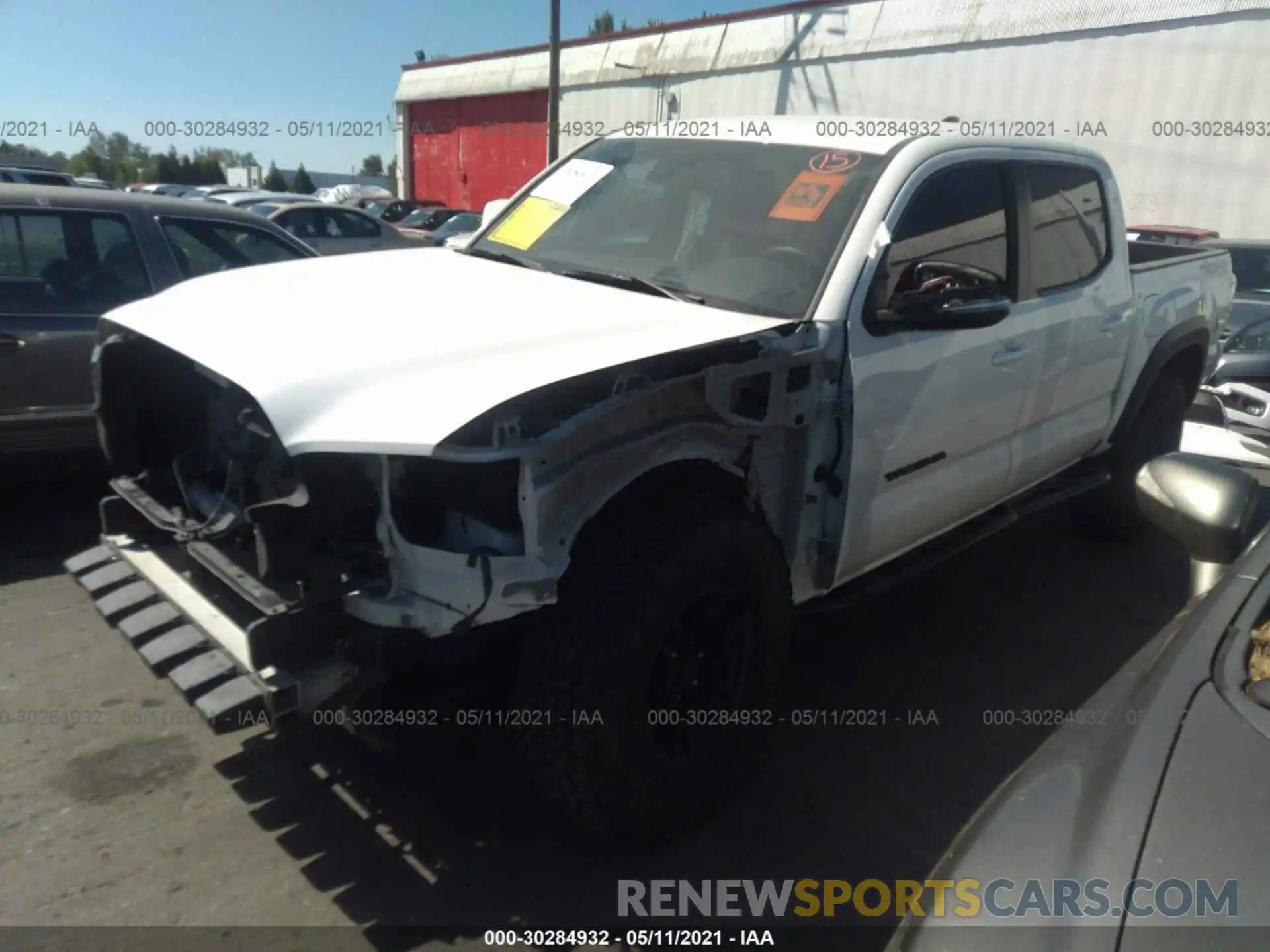 2 Photograph of a damaged car 3TMCZ5AN6MM371564 TOYOTA TACOMA 4WD 2021