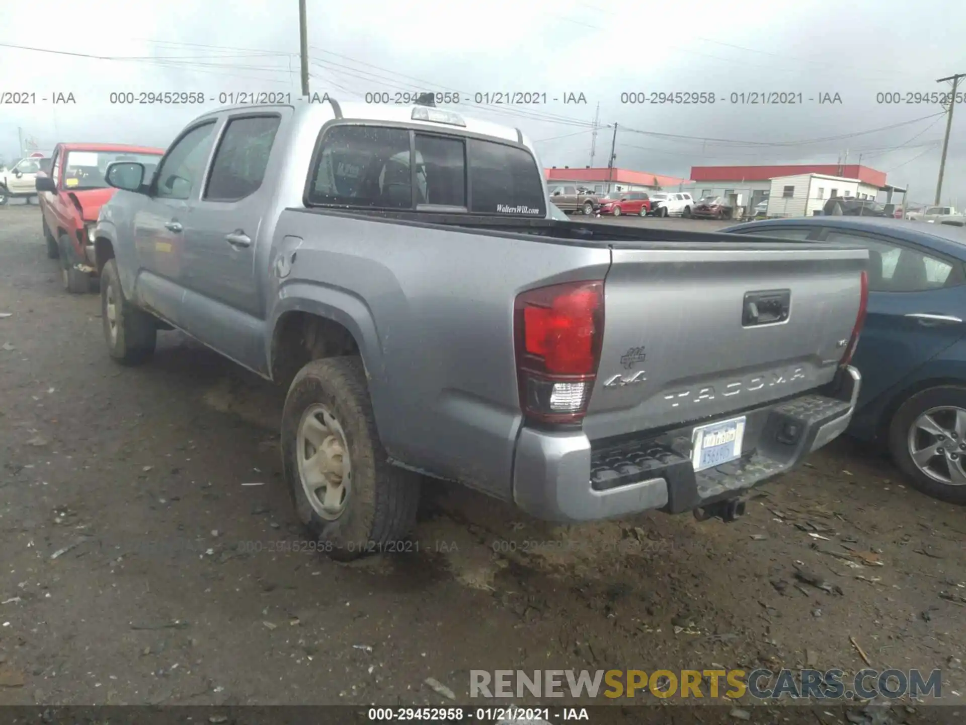 3 Photograph of a damaged car 3TMCZ5AN6MM372990 TOYOTA TACOMA 4WD 2021