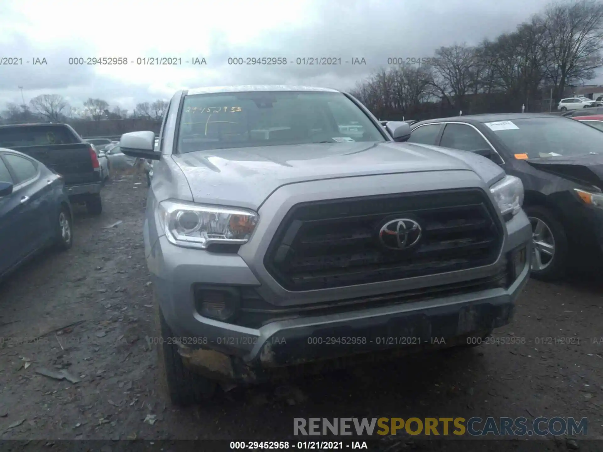 6 Photograph of a damaged car 3TMCZ5AN6MM372990 TOYOTA TACOMA 4WD 2021