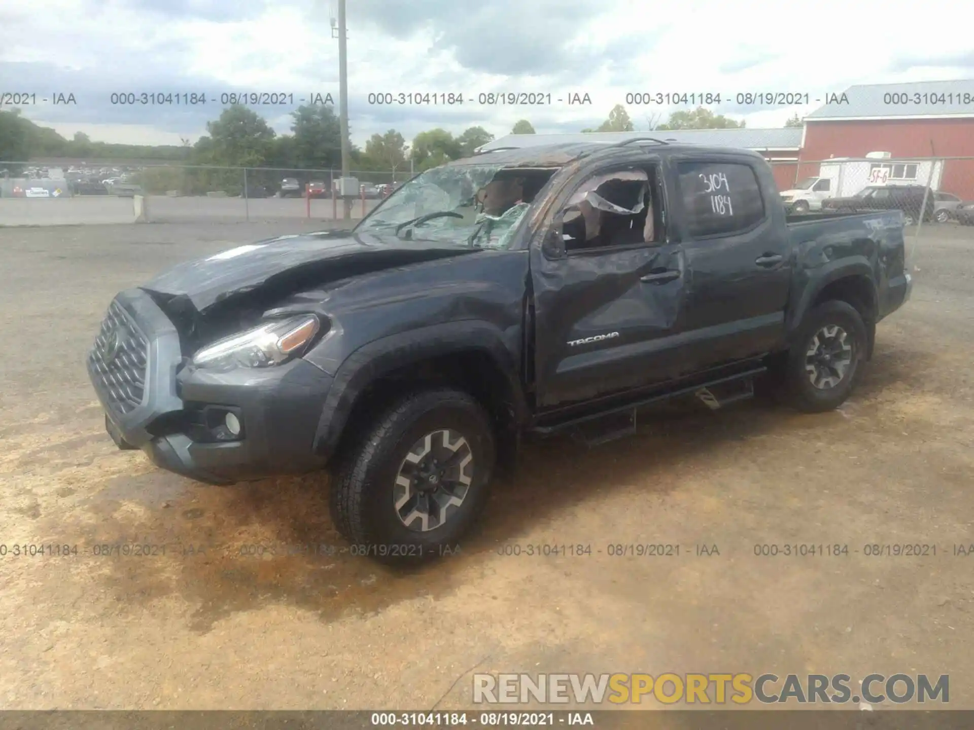 2 Photograph of a damaged car 3TMCZ5AN6MM375498 TOYOTA TACOMA 4WD 2021