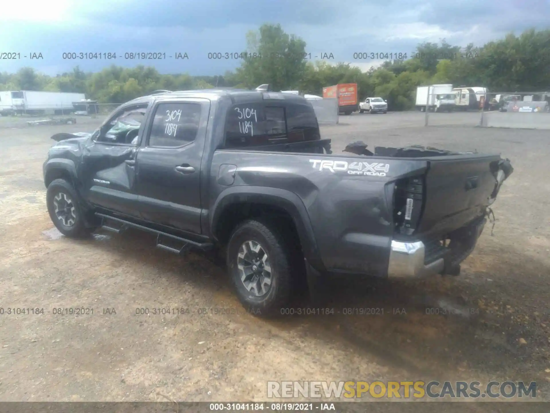 3 Photograph of a damaged car 3TMCZ5AN6MM375498 TOYOTA TACOMA 4WD 2021