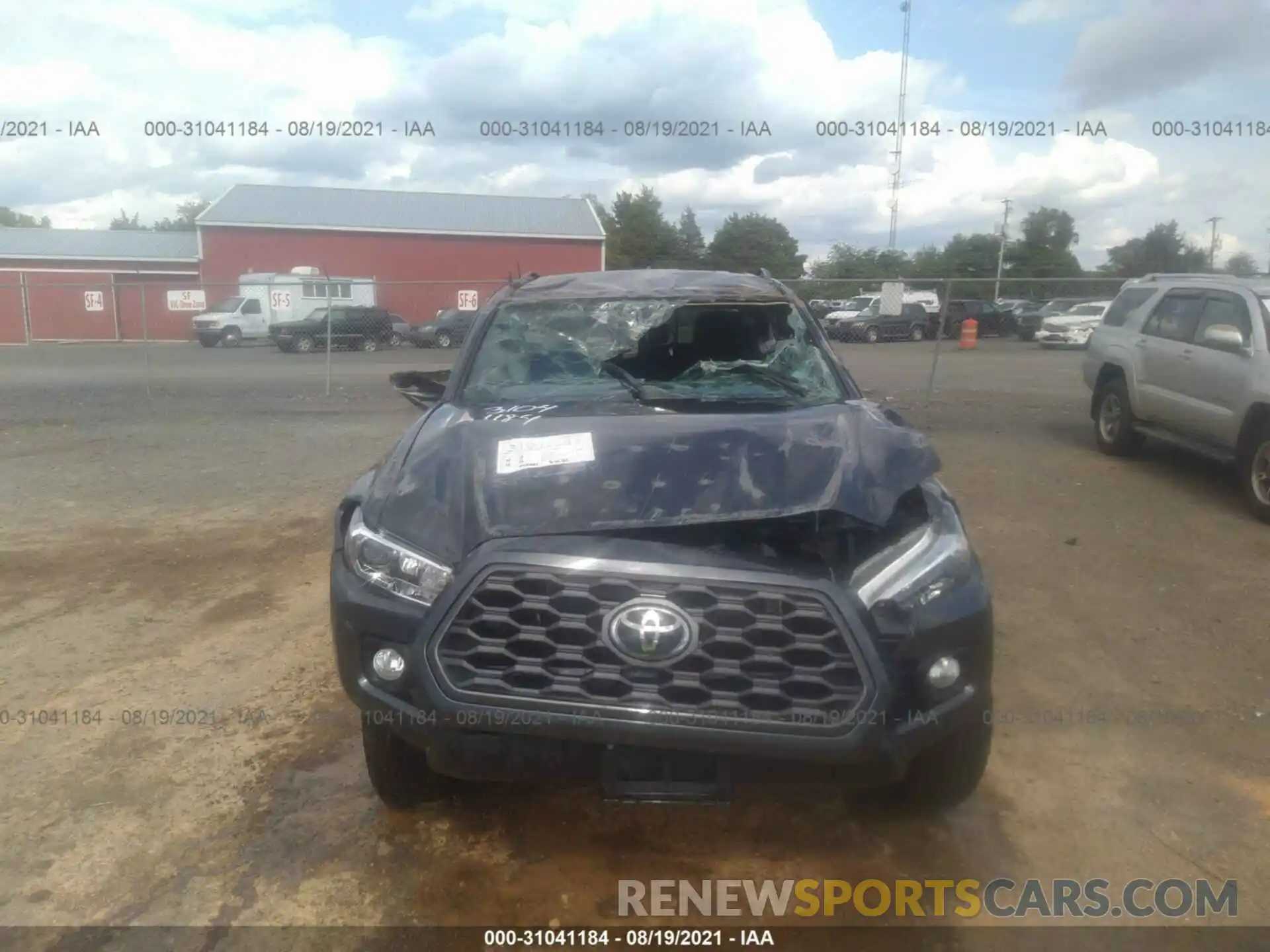 6 Photograph of a damaged car 3TMCZ5AN6MM375498 TOYOTA TACOMA 4WD 2021