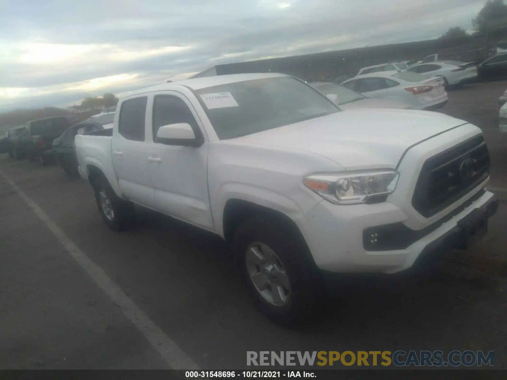 1 Photograph of a damaged car 3TMCZ5AN6MM376991 TOYOTA TACOMA 4WD 2021