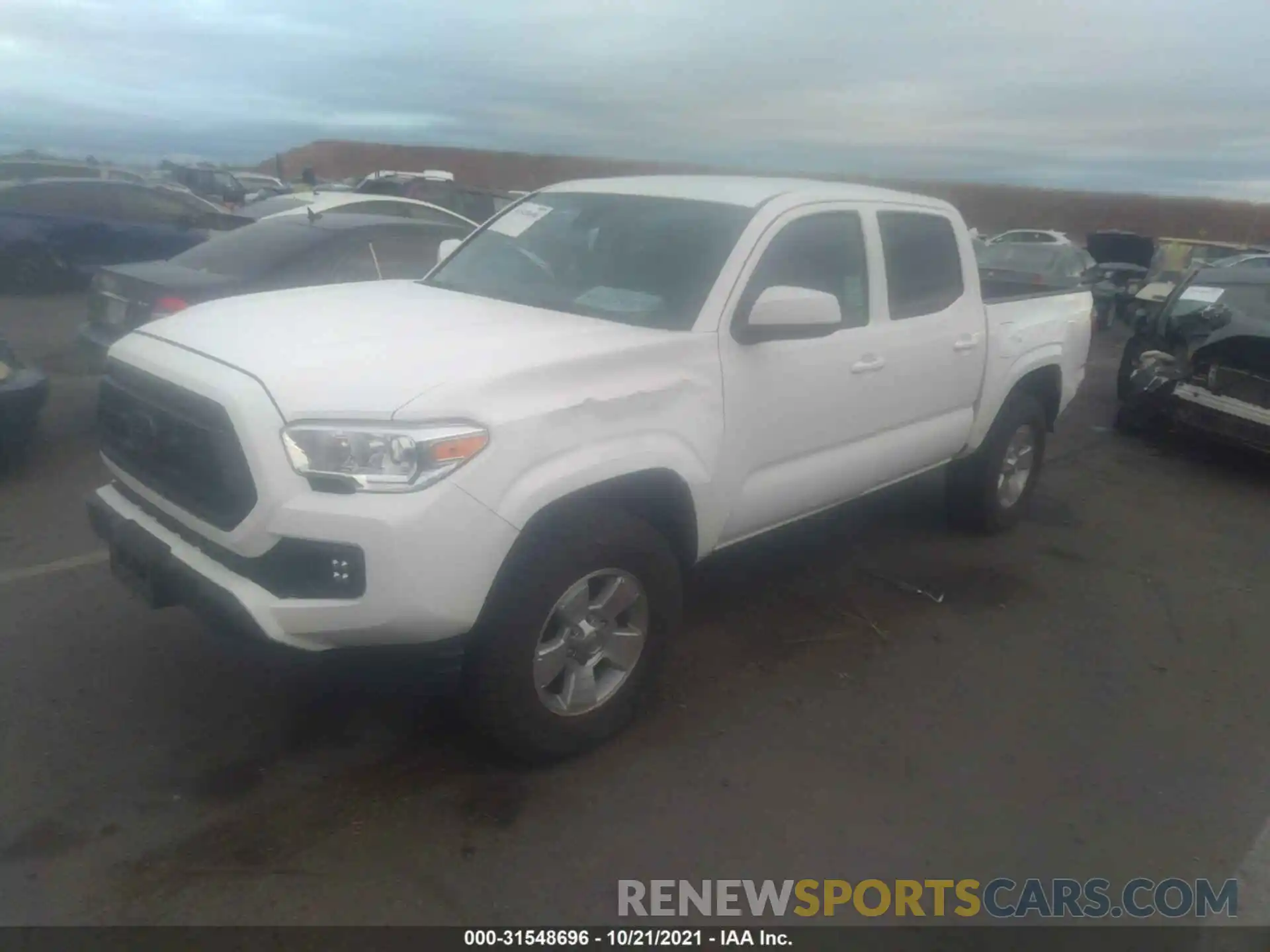 2 Photograph of a damaged car 3TMCZ5AN6MM376991 TOYOTA TACOMA 4WD 2021