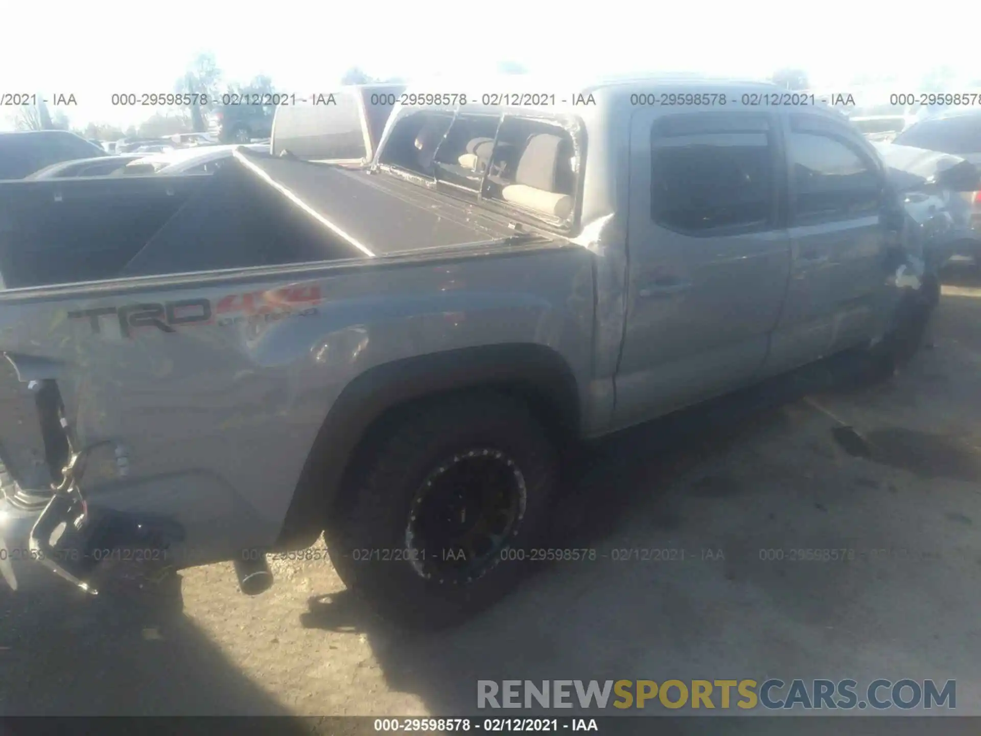 2 Photograph of a damaged car 3TMCZ5AN6MM377977 TOYOTA TACOMA 4WD 2021