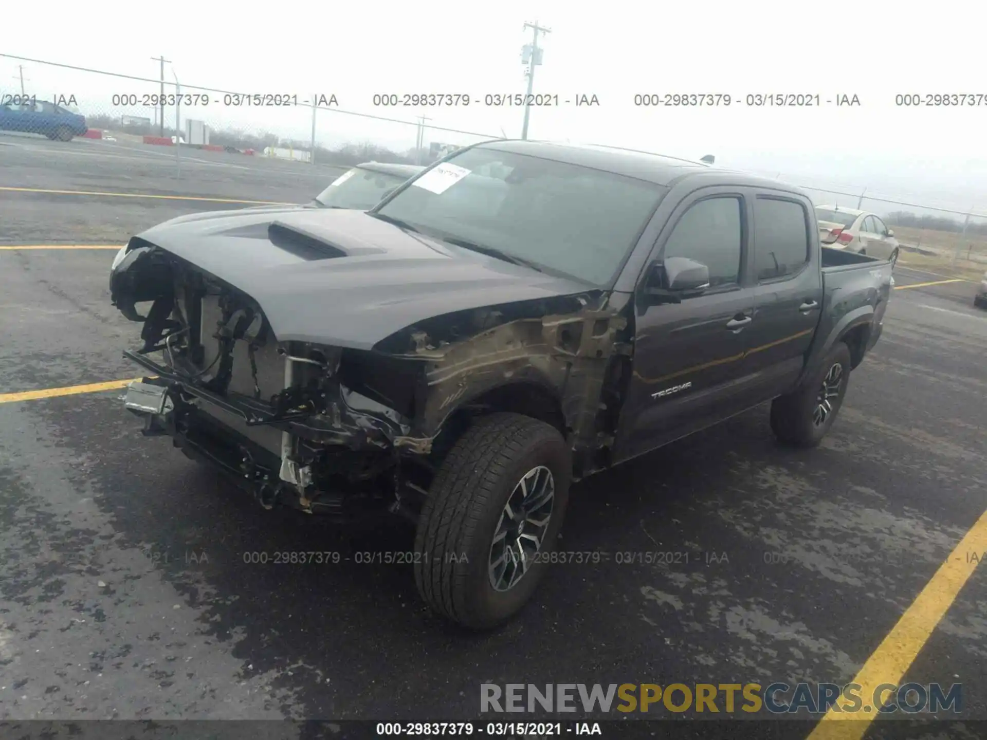 2 Photograph of a damaged car 3TMCZ5AN6MM383990 TOYOTA TACOMA 4WD 2021