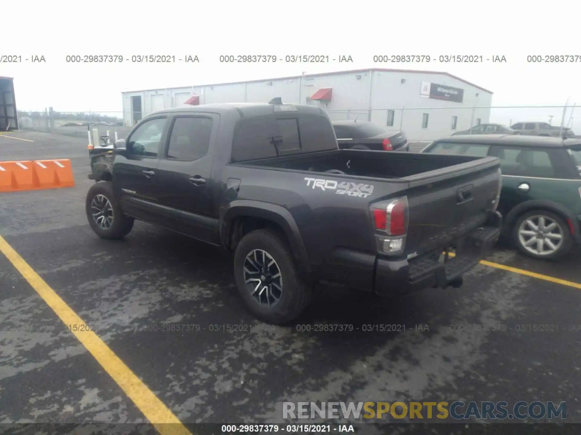 3 Photograph of a damaged car 3TMCZ5AN6MM383990 TOYOTA TACOMA 4WD 2021