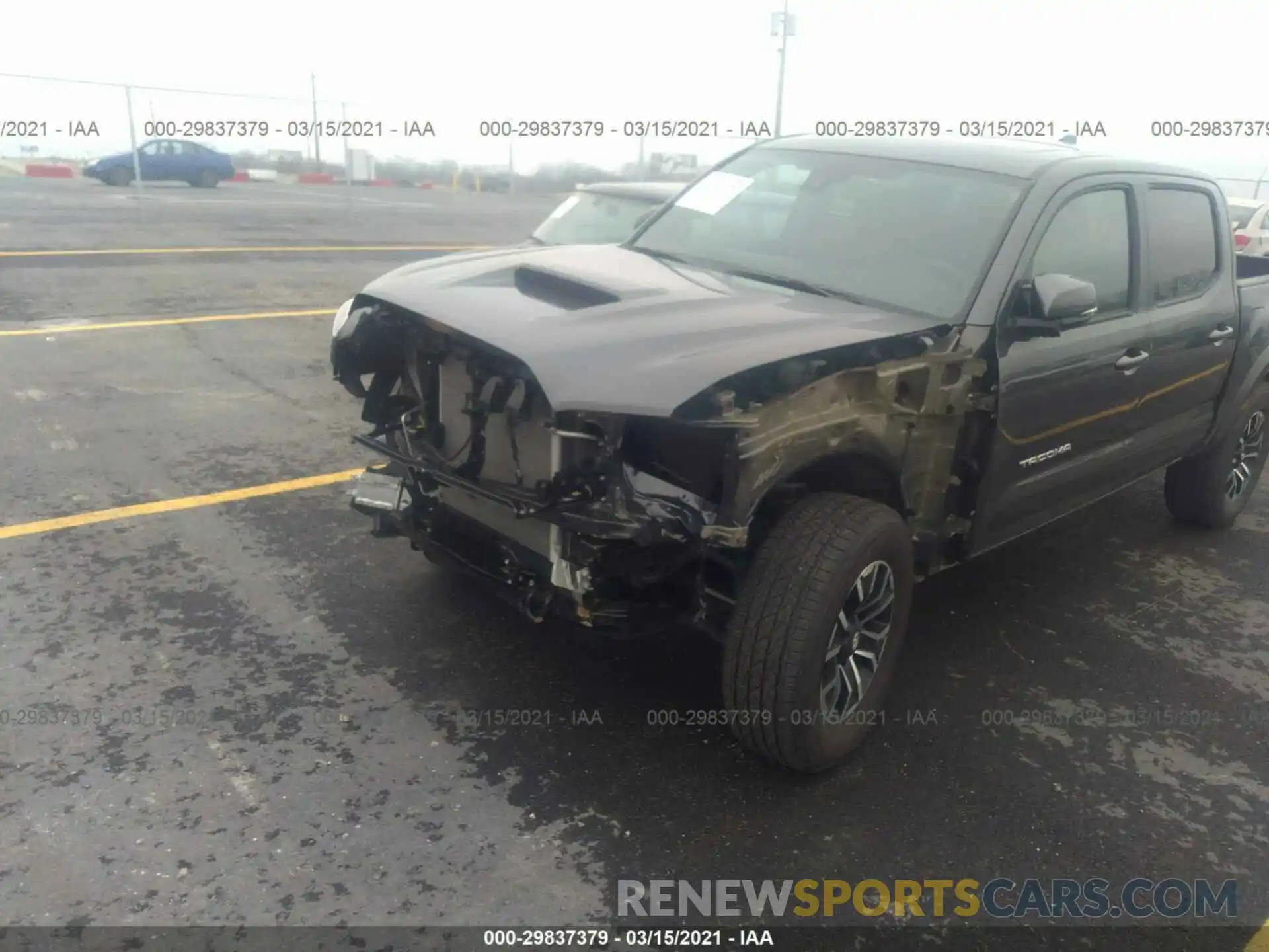 6 Фотография поврежденного автомобиля 3TMCZ5AN6MM383990 TOYOTA TACOMA 4WD 2021