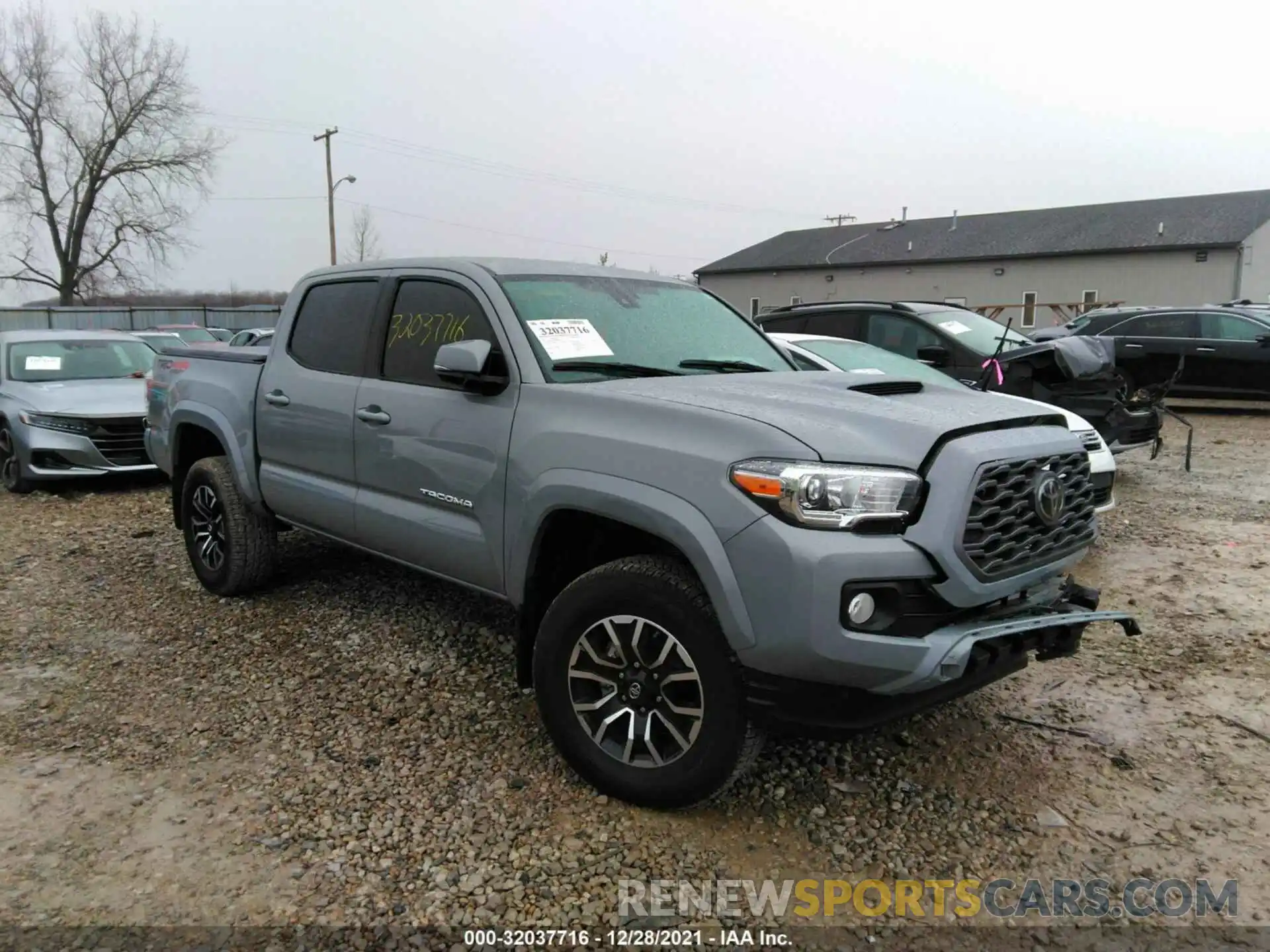 1 Photograph of a damaged car 3TMCZ5AN6MM393340 TOYOTA TACOMA 4WD 2021