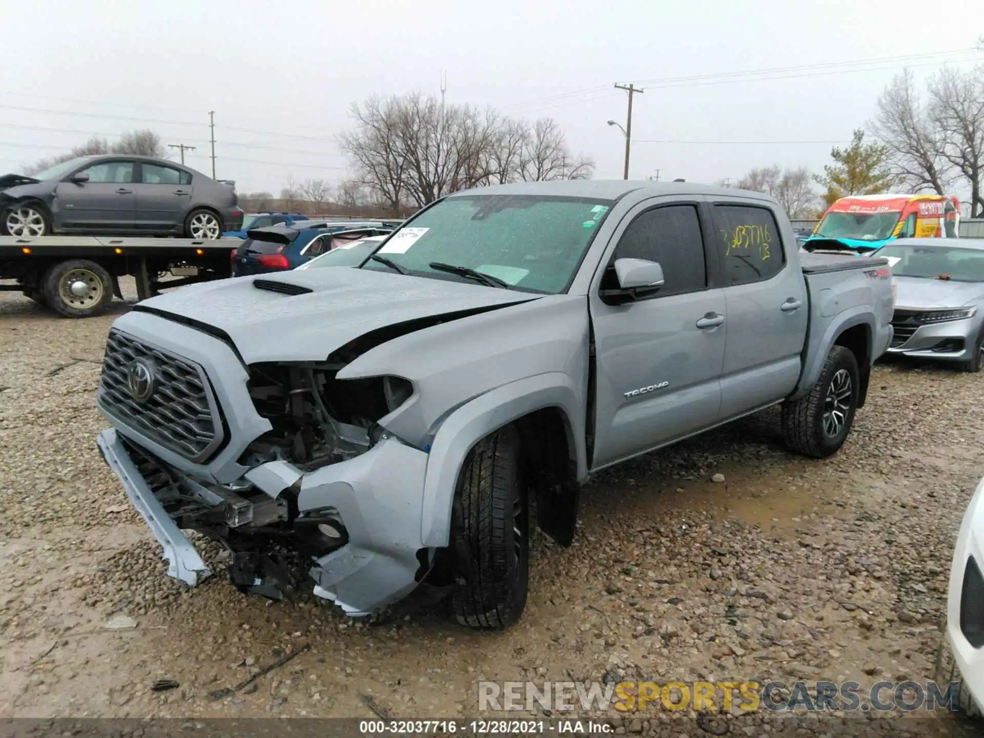 2 Photograph of a damaged car 3TMCZ5AN6MM393340 TOYOTA TACOMA 4WD 2021