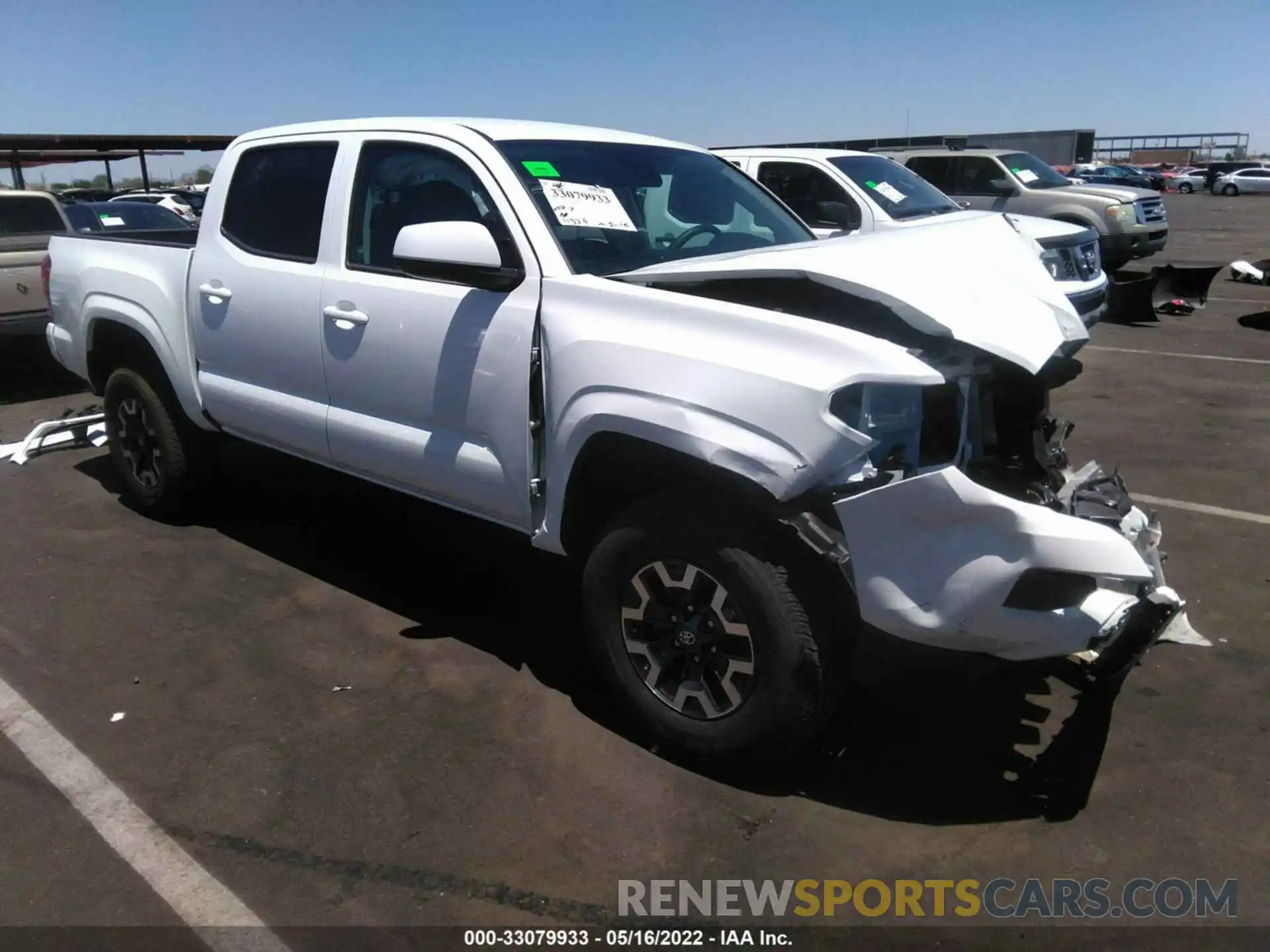 1 Photograph of a damaged car 3TMCZ5AN6MM393709 TOYOTA TACOMA 4WD 2021