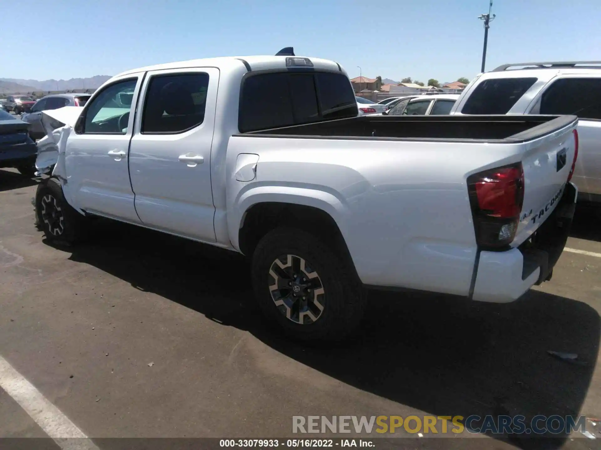 3 Photograph of a damaged car 3TMCZ5AN6MM393709 TOYOTA TACOMA 4WD 2021