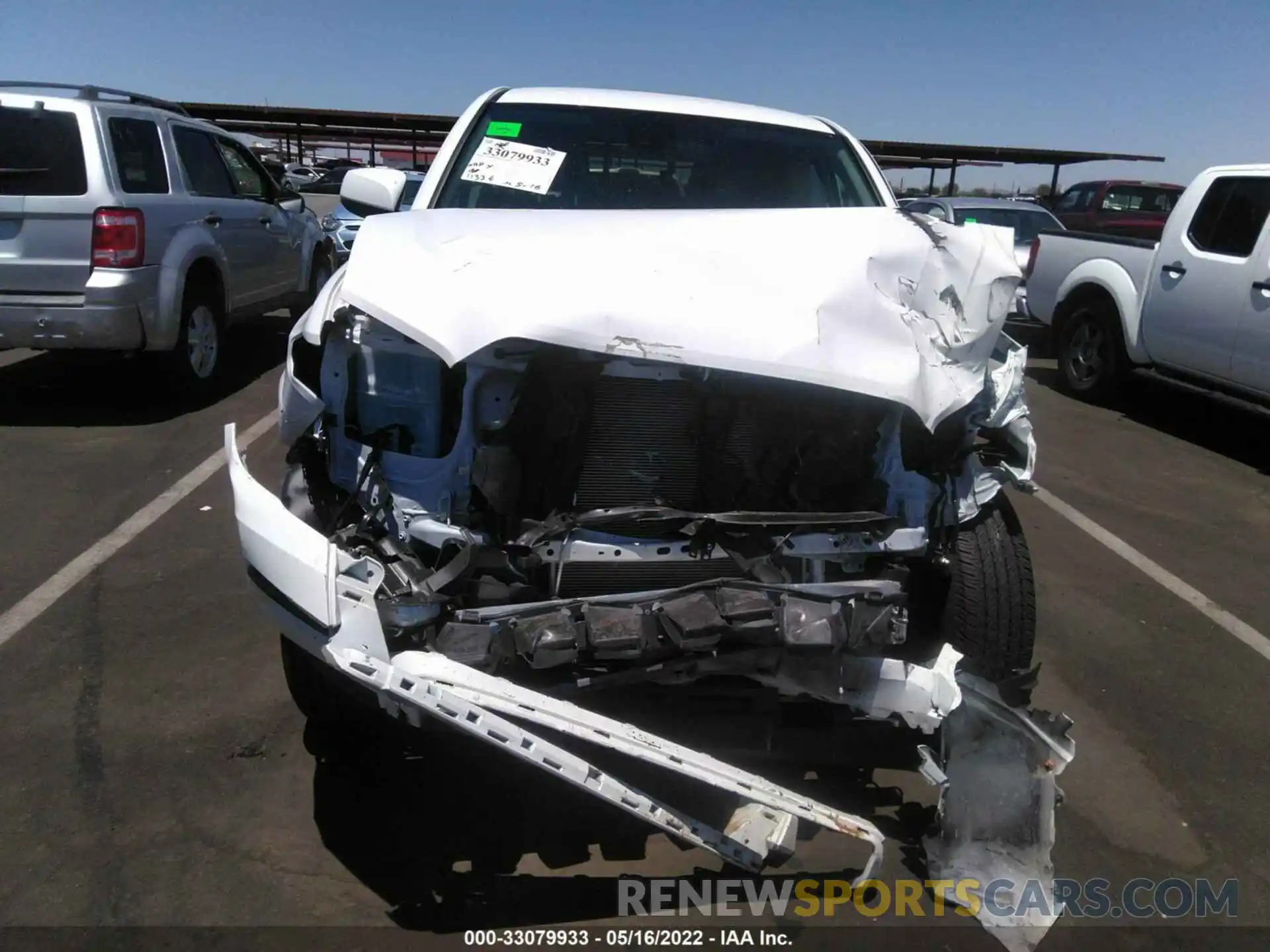 6 Photograph of a damaged car 3TMCZ5AN6MM393709 TOYOTA TACOMA 4WD 2021