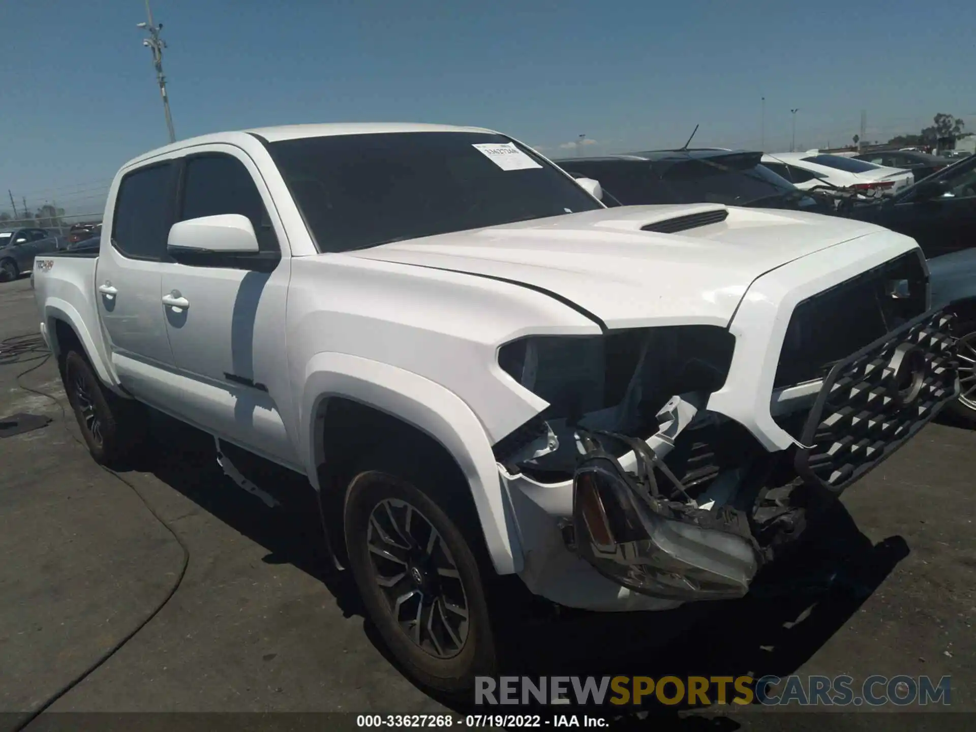 1 Photograph of a damaged car 3TMCZ5AN6MM399641 TOYOTA TACOMA 4WD 2021