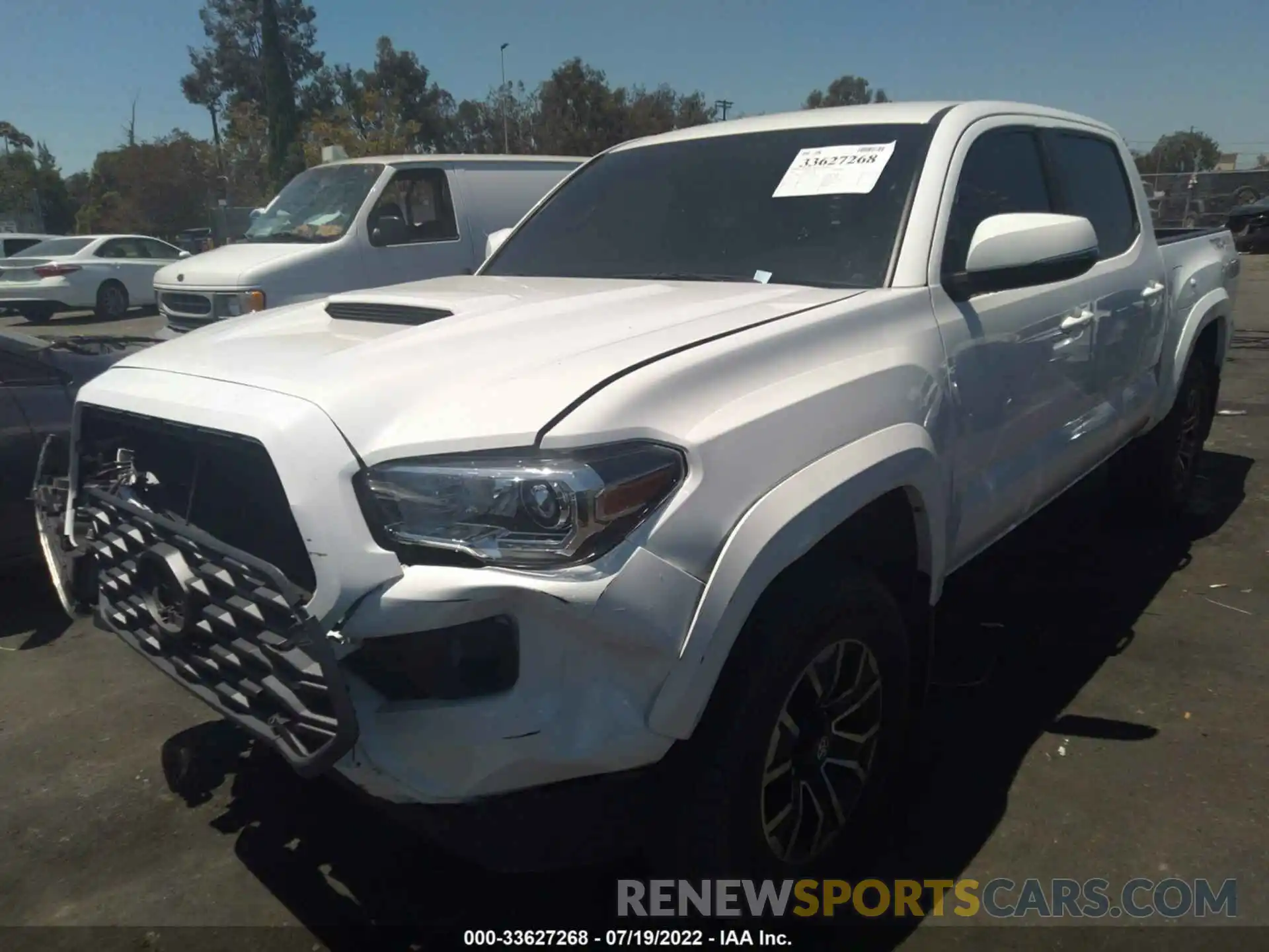 2 Photograph of a damaged car 3TMCZ5AN6MM399641 TOYOTA TACOMA 4WD 2021