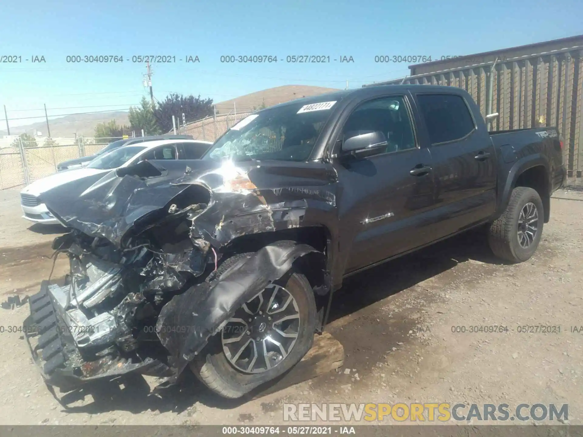 2 Photograph of a damaged car 3TMCZ5AN6MM399669 TOYOTA TACOMA 4WD 2021