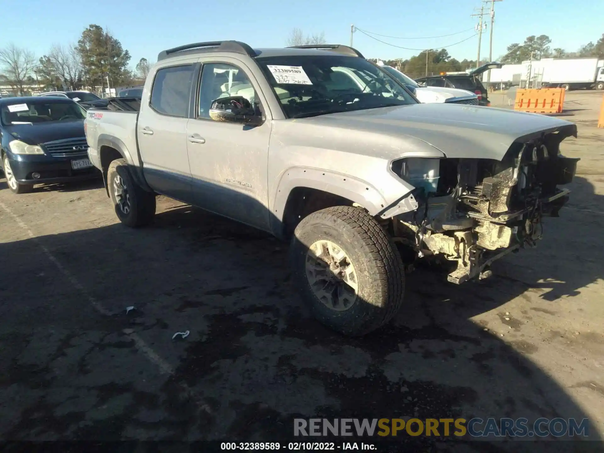 1 Photograph of a damaged car 3TMCZ5AN6MM402778 TOYOTA TACOMA 4WD 2021