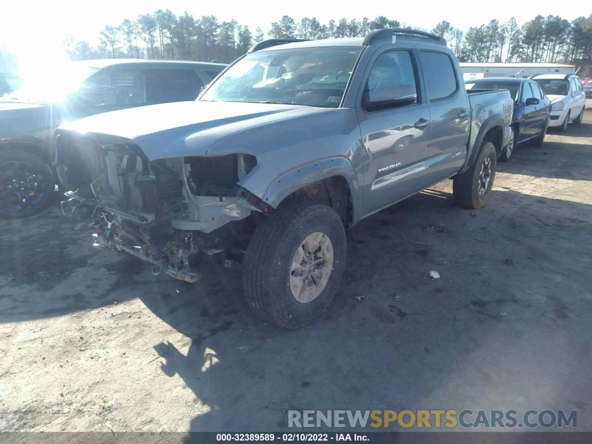 2 Photograph of a damaged car 3TMCZ5AN6MM402778 TOYOTA TACOMA 4WD 2021