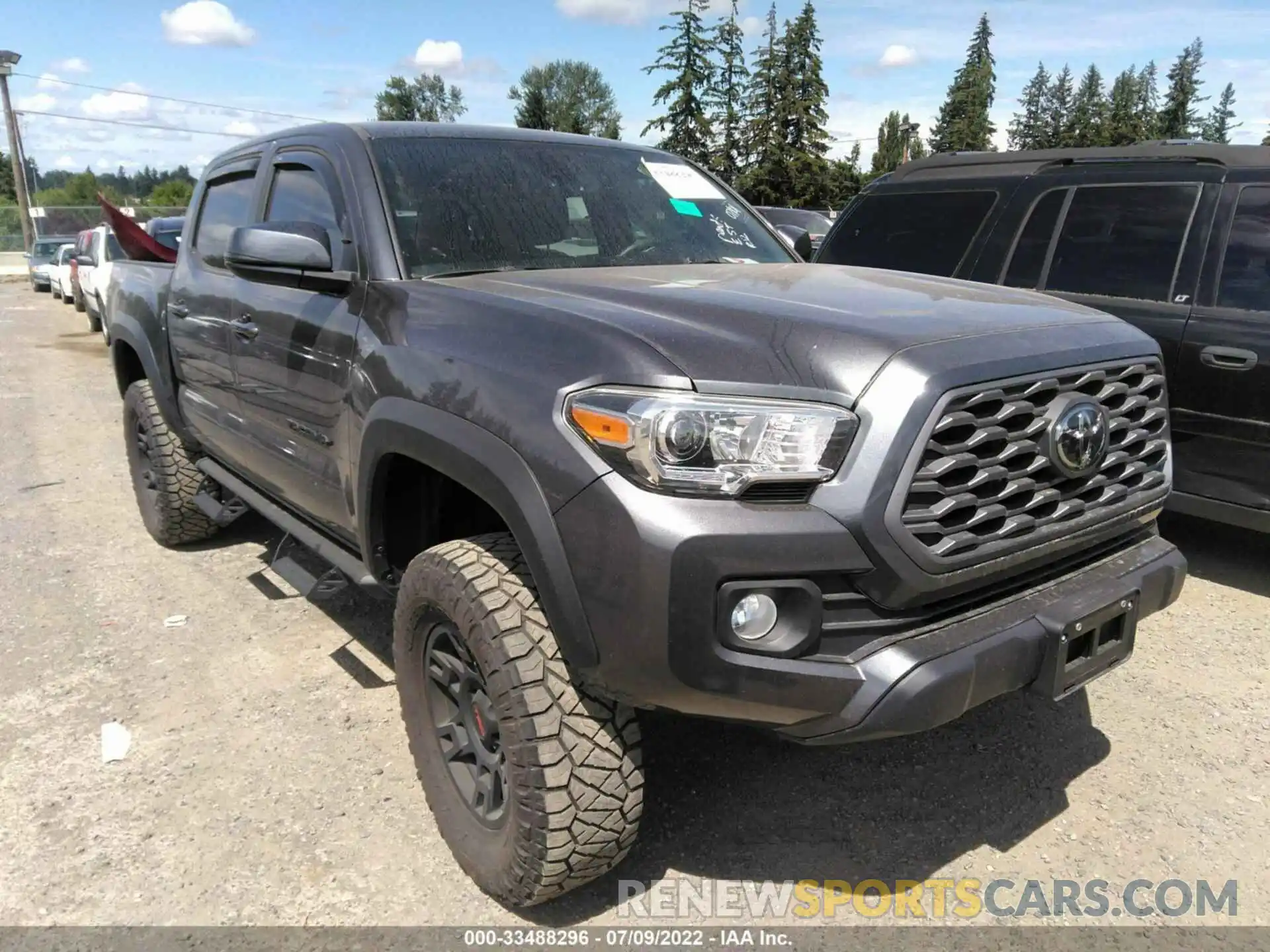 1 Photograph of a damaged car 3TMCZ5AN6MM402800 TOYOTA TACOMA 4WD 2021