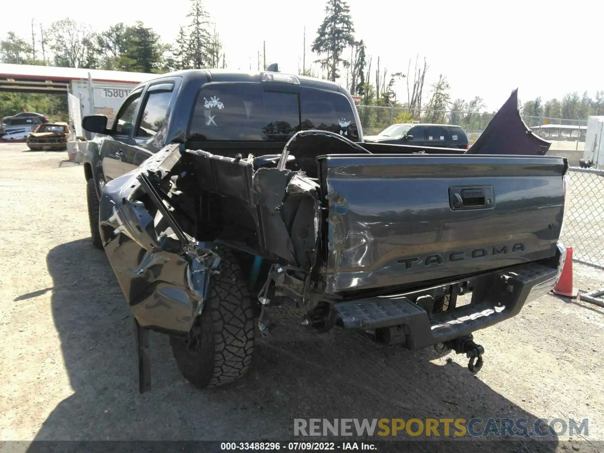 3 Photograph of a damaged car 3TMCZ5AN6MM402800 TOYOTA TACOMA 4WD 2021