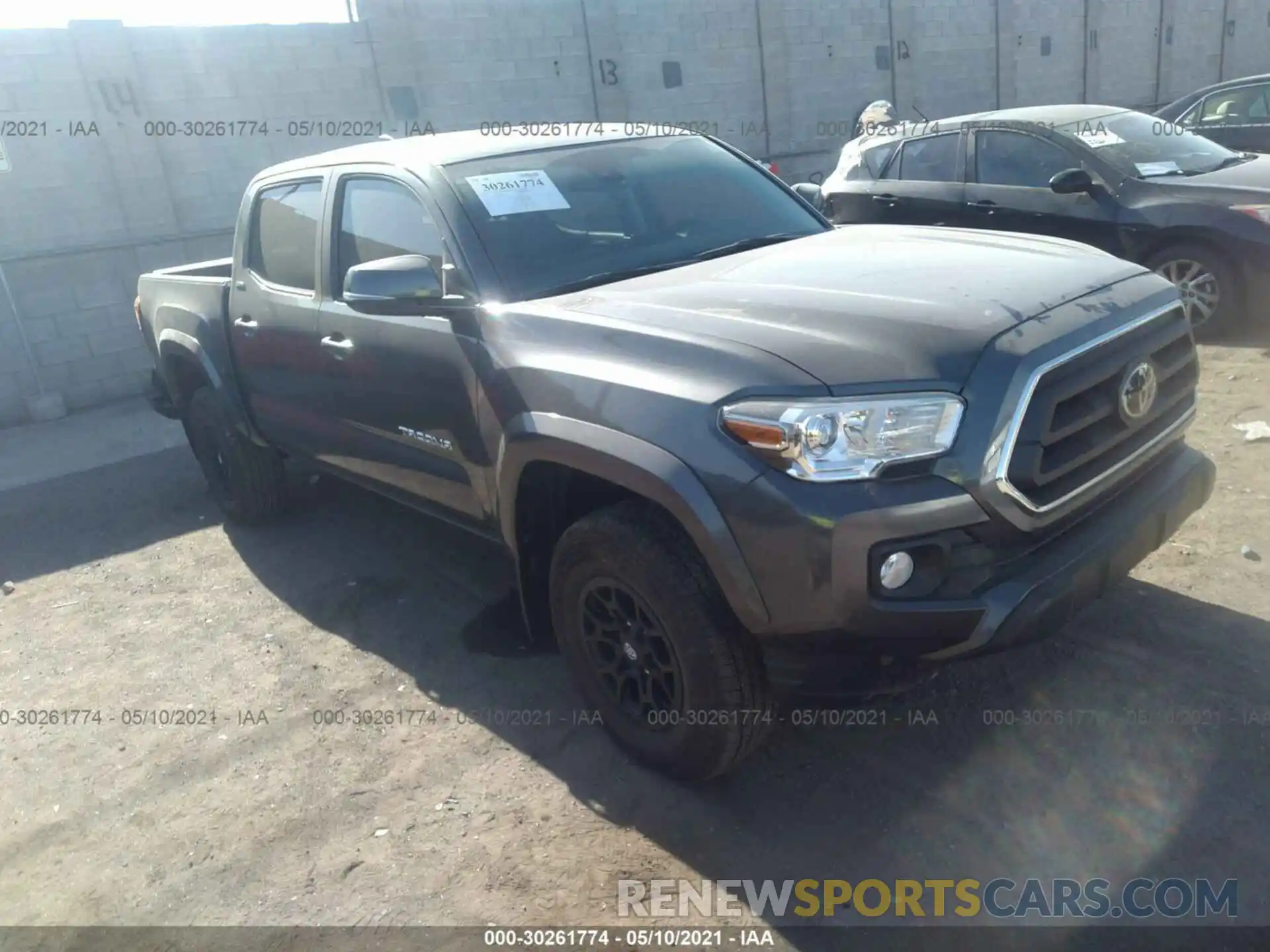 1 Photograph of a damaged car 3TMCZ5AN6MM402893 TOYOTA TACOMA 4WD 2021