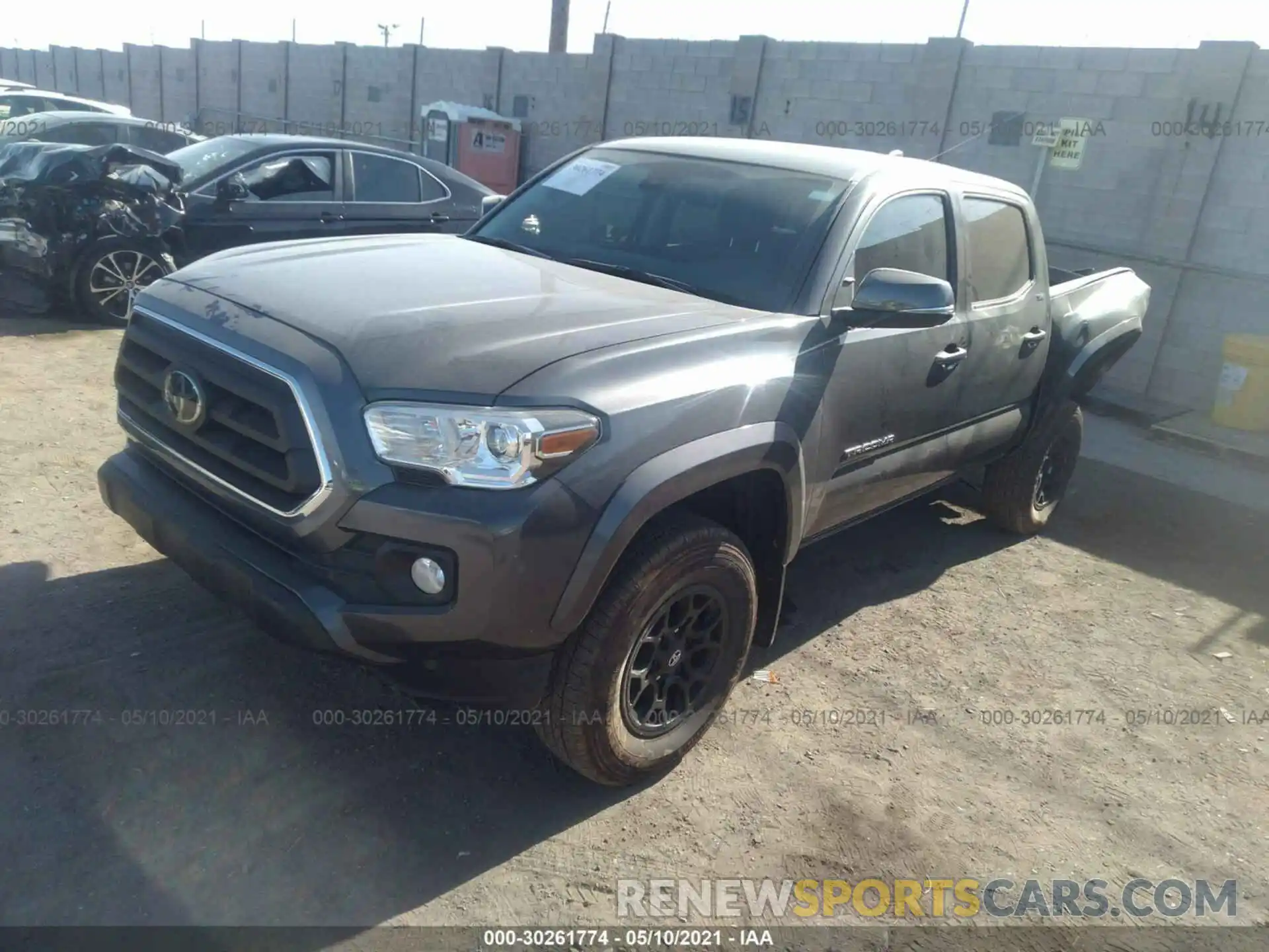 2 Photograph of a damaged car 3TMCZ5AN6MM402893 TOYOTA TACOMA 4WD 2021