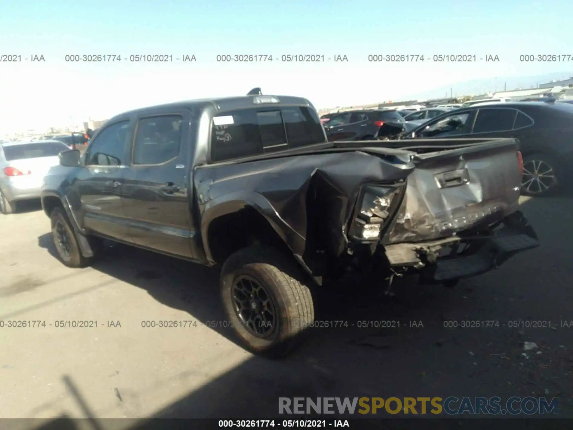 3 Photograph of a damaged car 3TMCZ5AN6MM402893 TOYOTA TACOMA 4WD 2021