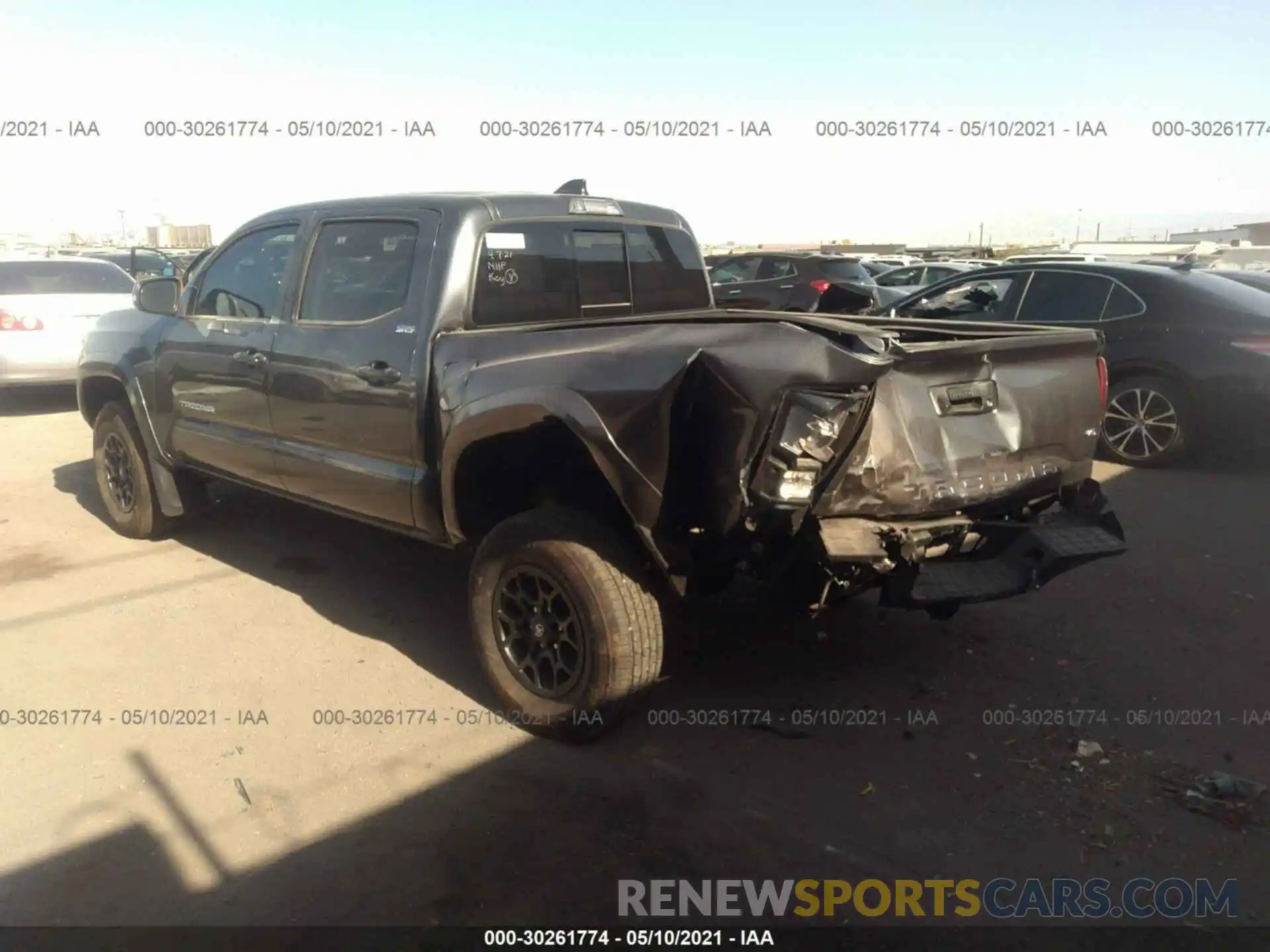 6 Фотография поврежденного автомобиля 3TMCZ5AN6MM402893 TOYOTA TACOMA 4WD 2021